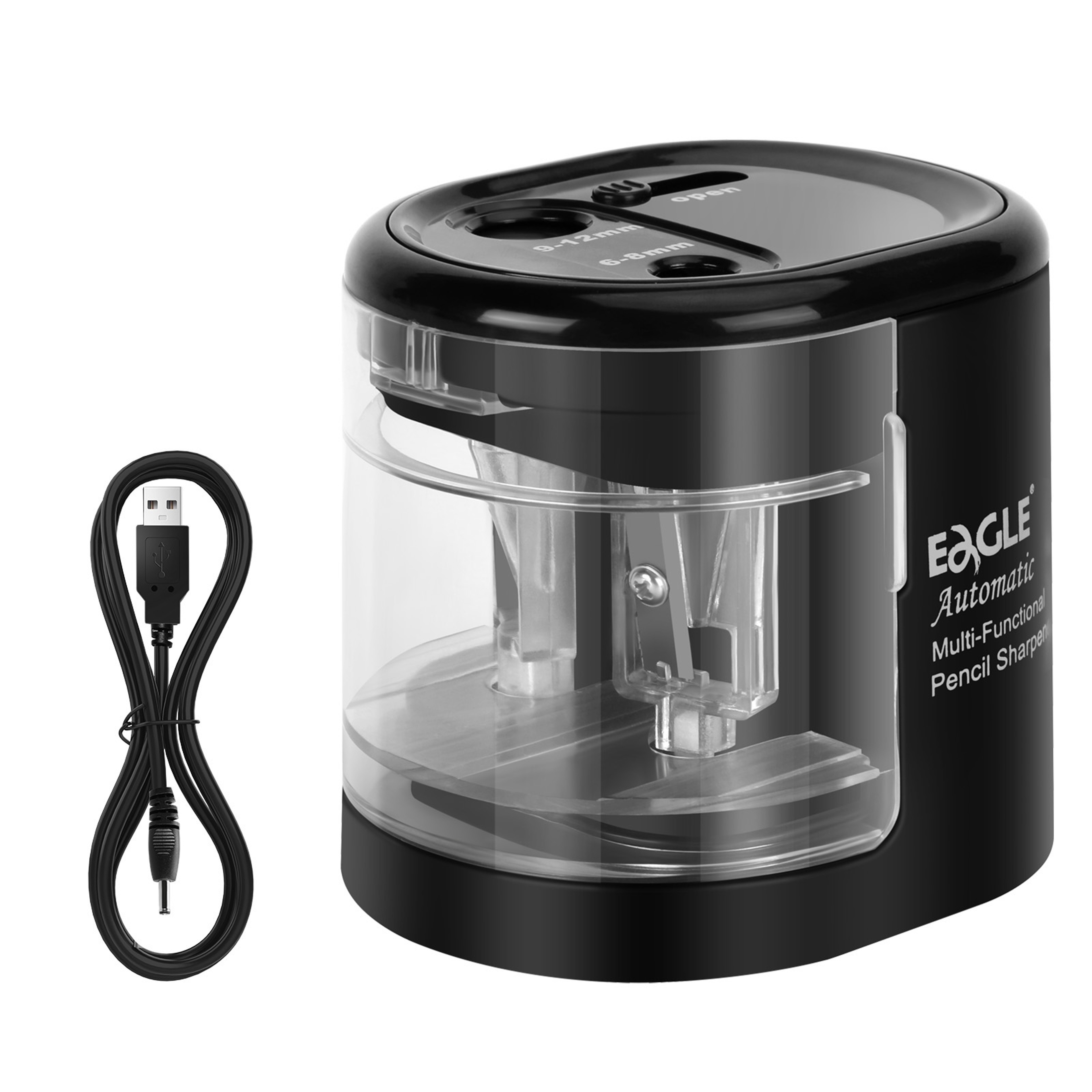 Automatic Electric Pencil Sharpener Fast Sharpening Machine For School Office Art Supplies 7