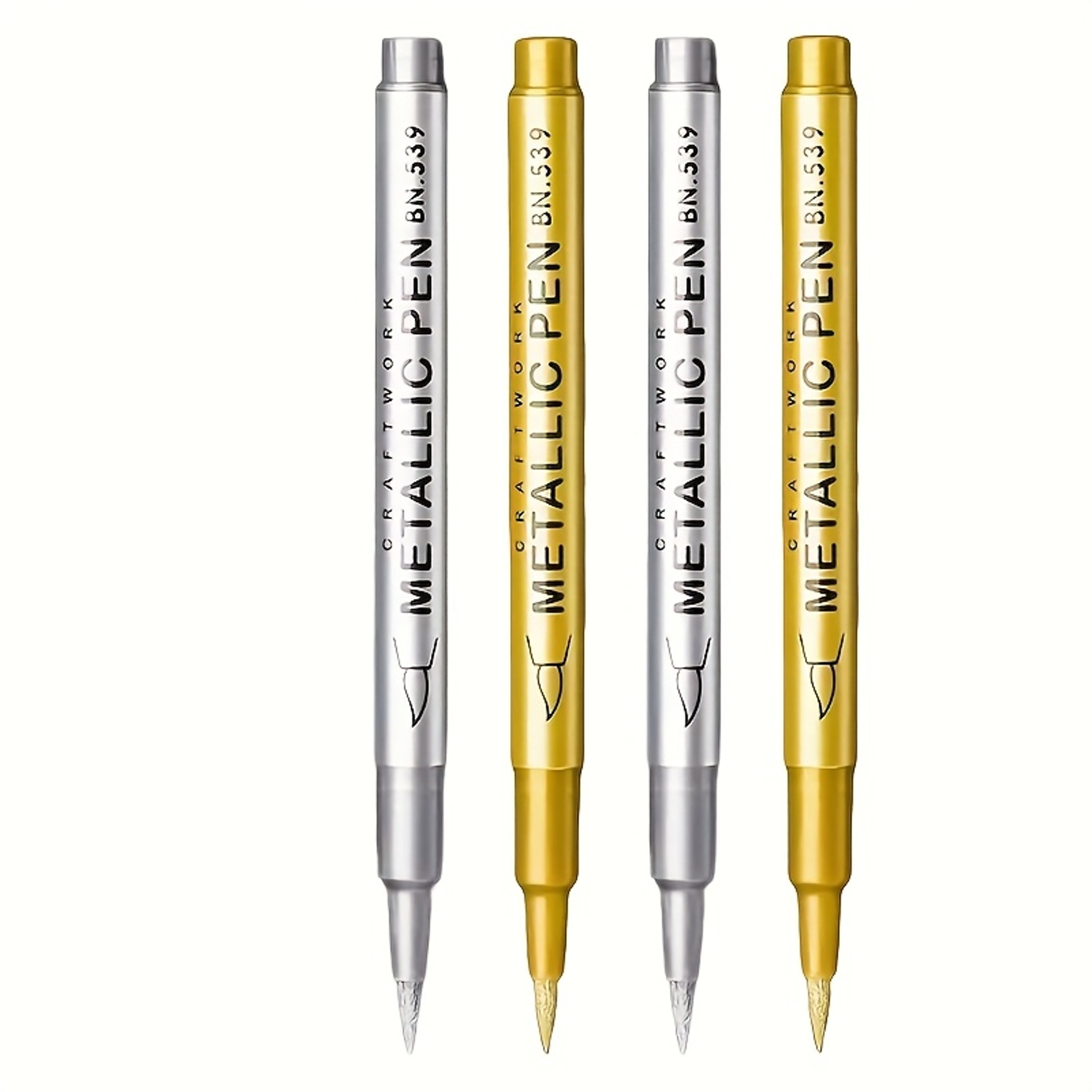 Golden Silver Waterproof Permanent Marker Pens Set for DIY Crafts Resin Art and Office Use – view 7