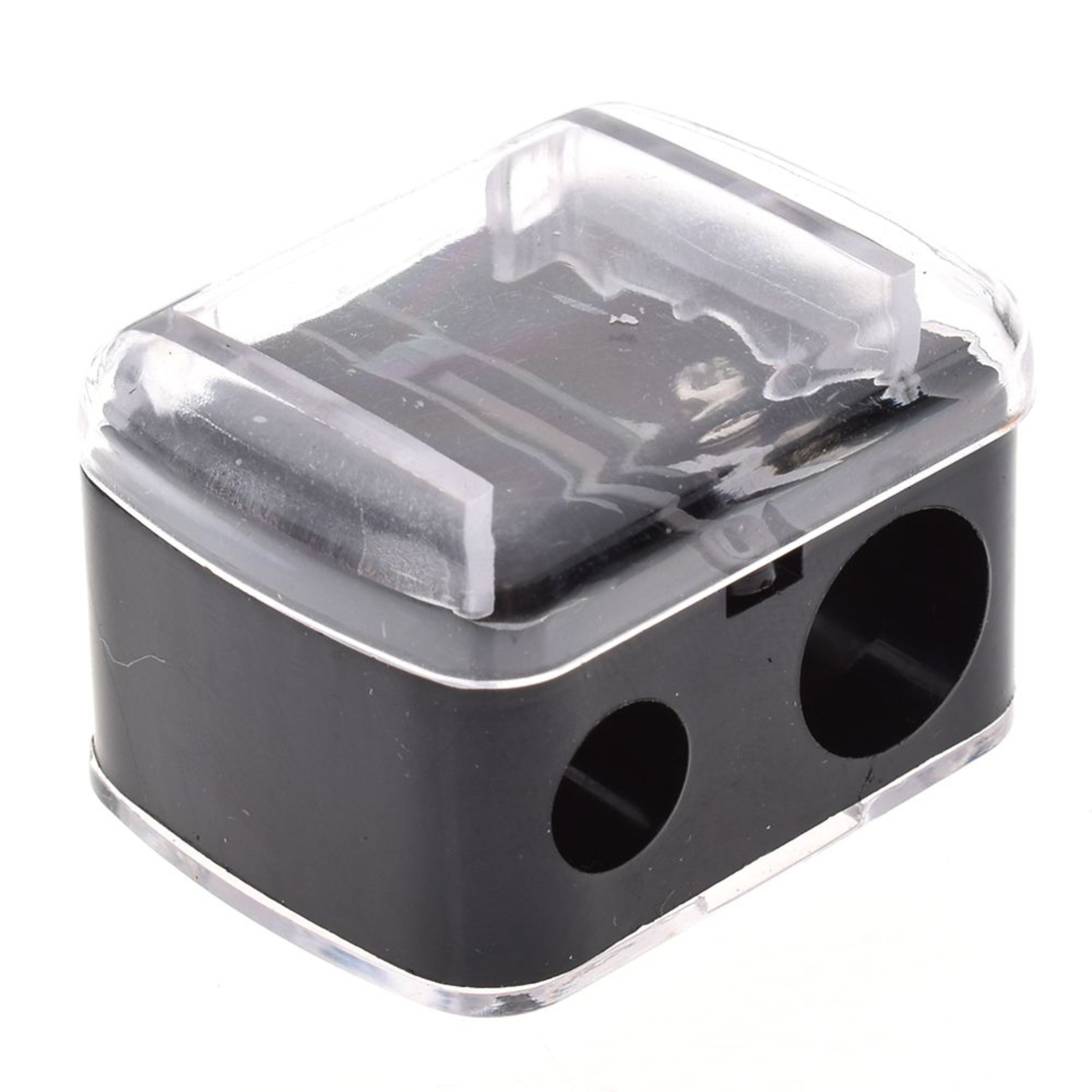 Precision Double Hole Eyeliner Pencil Sharpener Cosmetic Makeup Tool 4