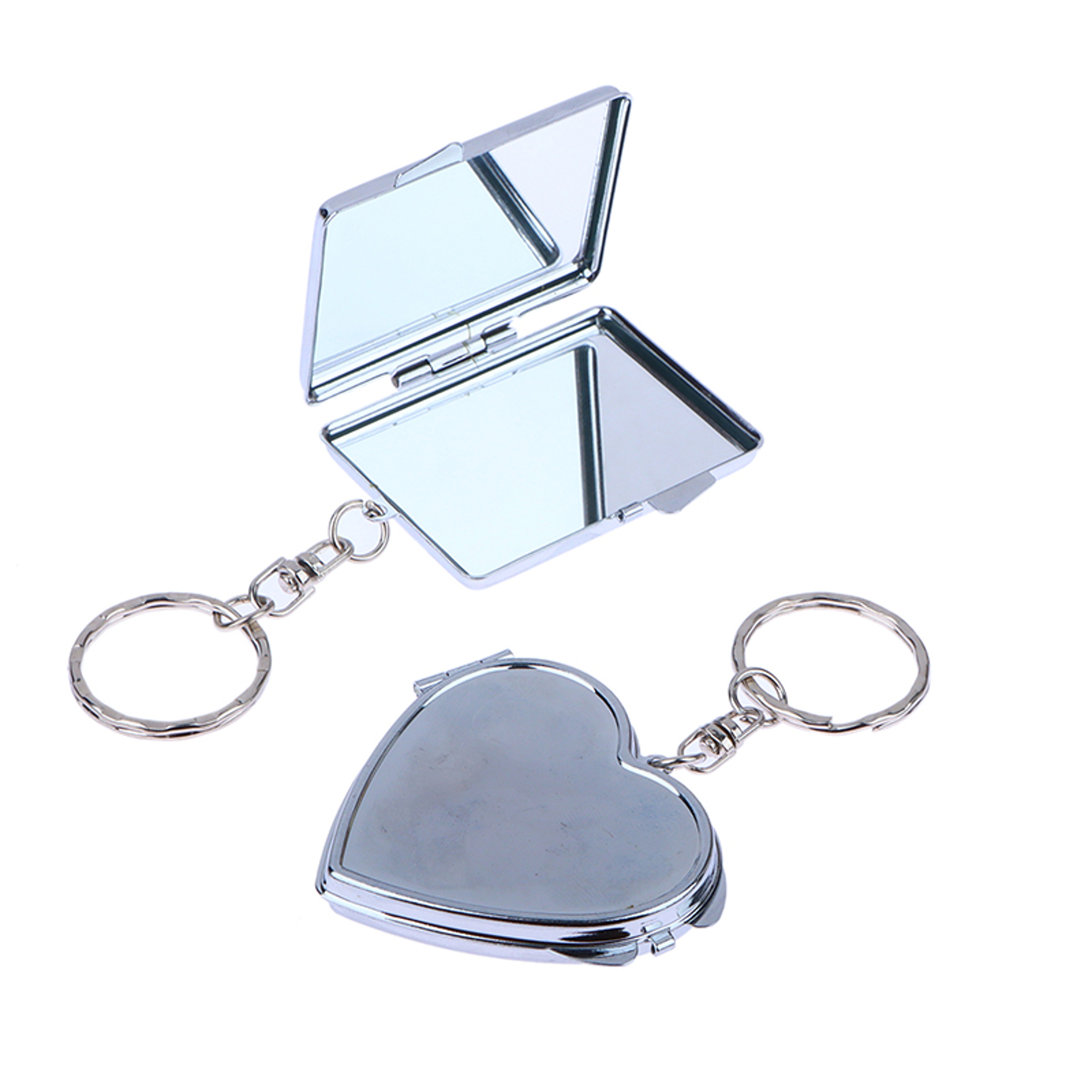 Double Sided Compact Mirror Keychain For Easy Touch Ups 5