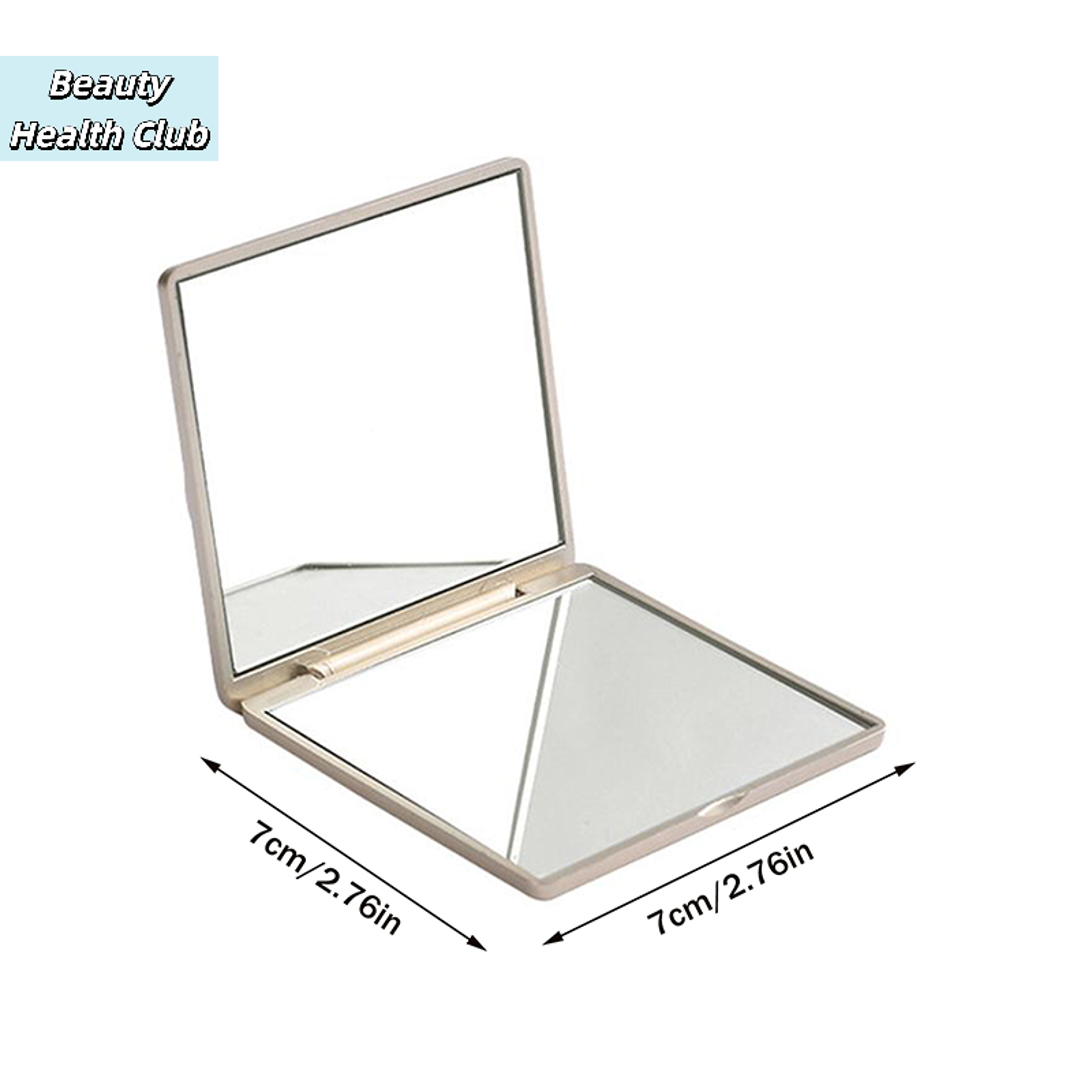 Retro Rose Double Sided Compact Pocket Makeup Mirror 5