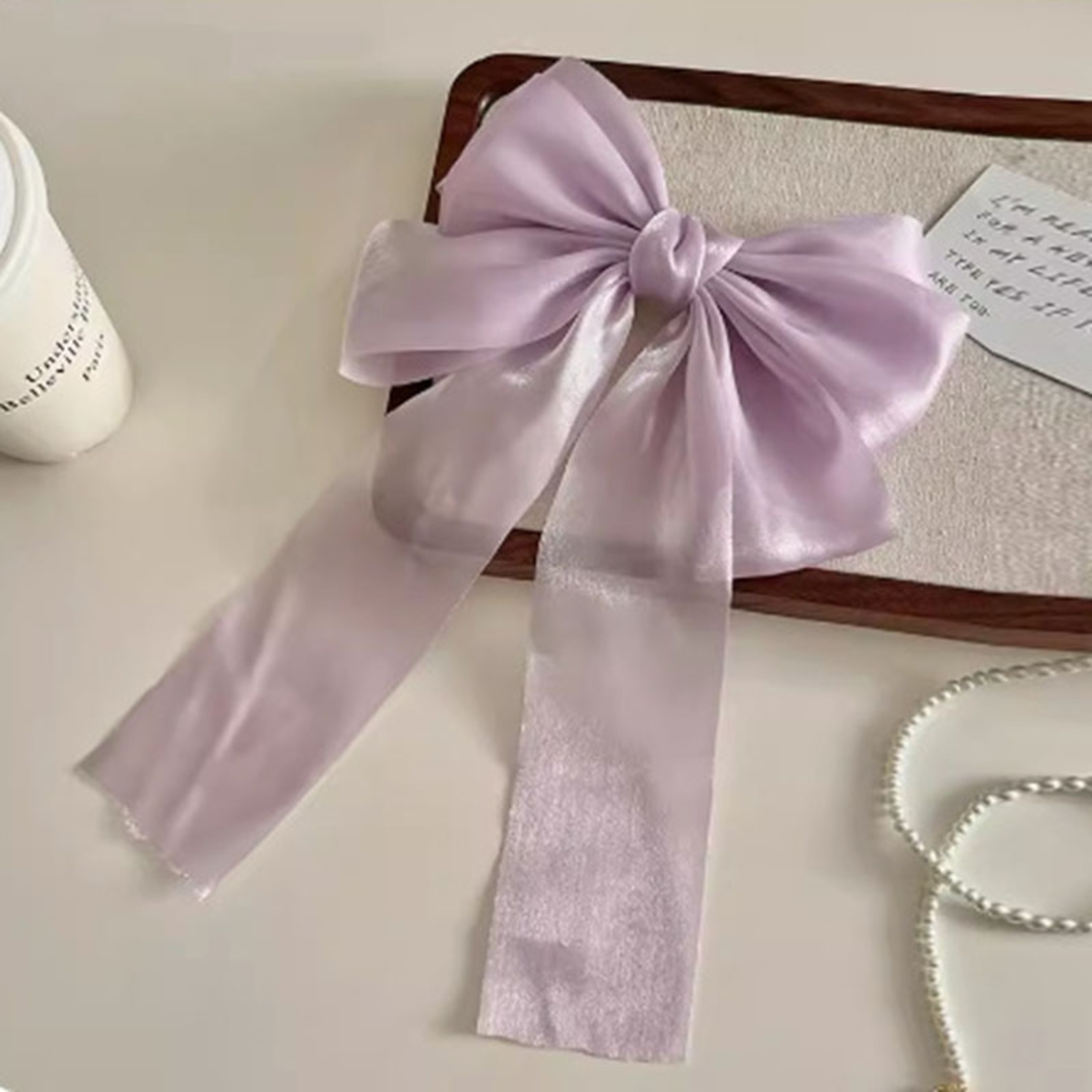 Sweet Mesh Bowknot Hair Clip For Girls Cute Ribbon Hair Bow Accessory 6