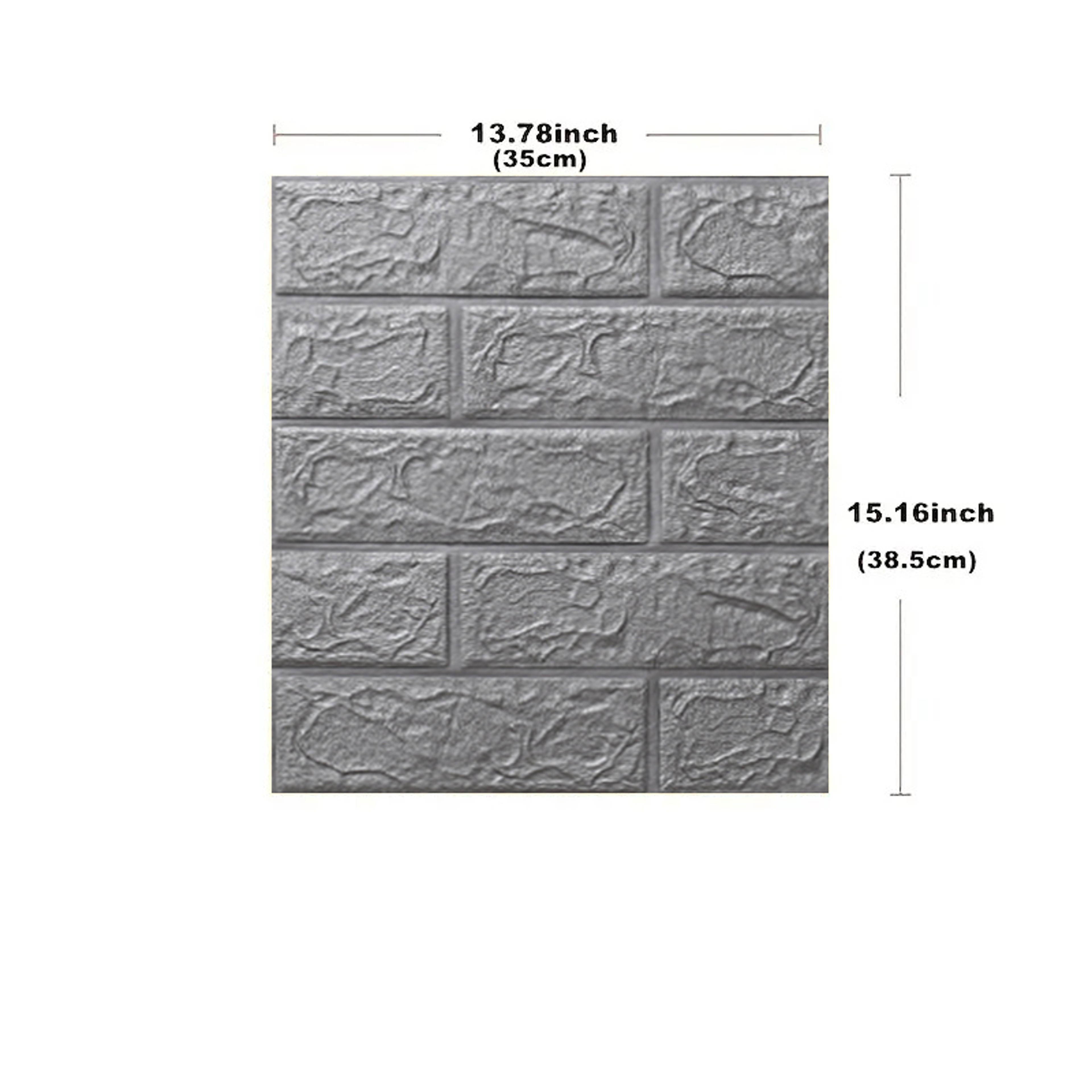 Brick Wallpaper Self Adhesive Foam Wall Stickers Waterproof Home Decor 7
