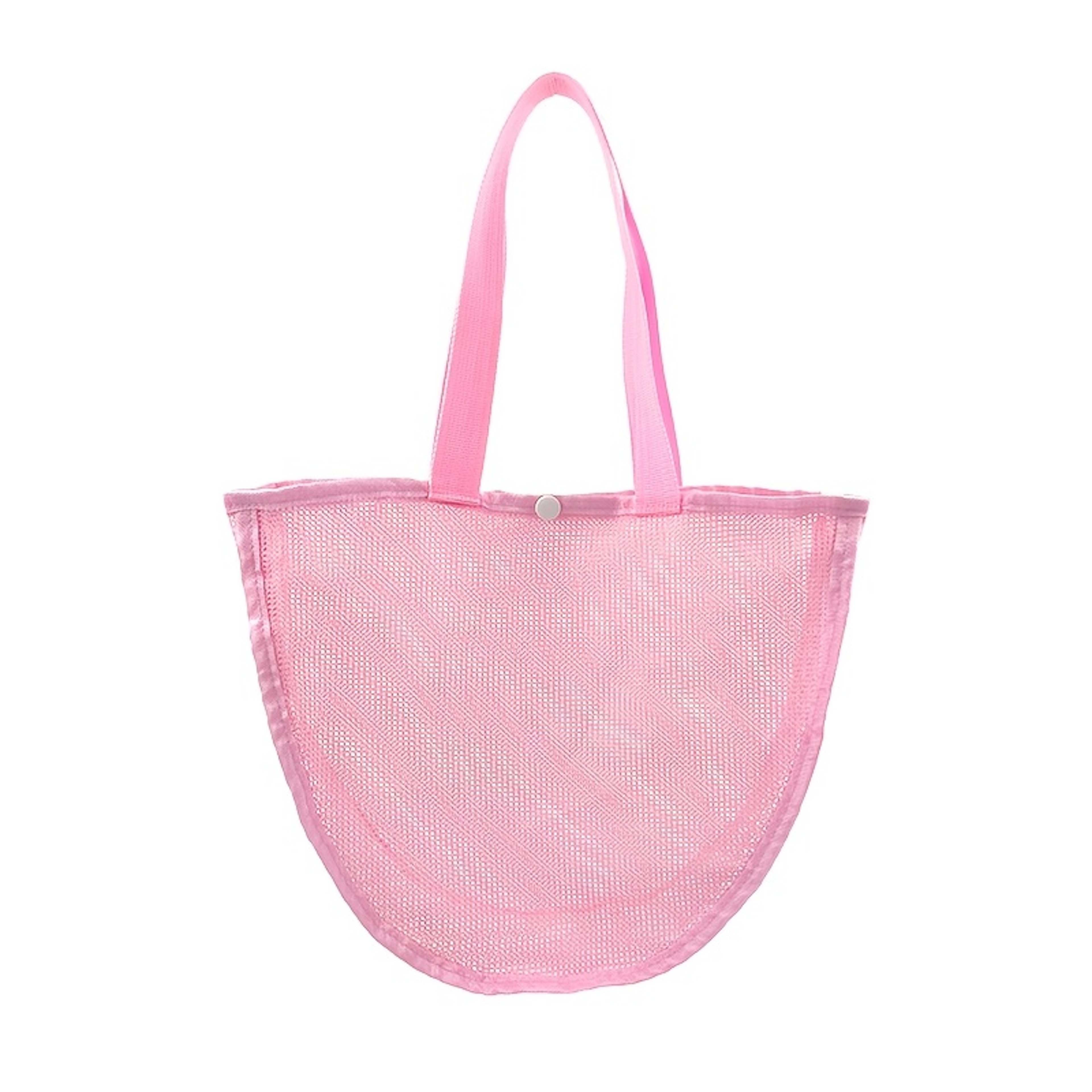 Personalized Shell Mesh Bag Beach Tote For Seashell Collection And Coastal Adventures 6