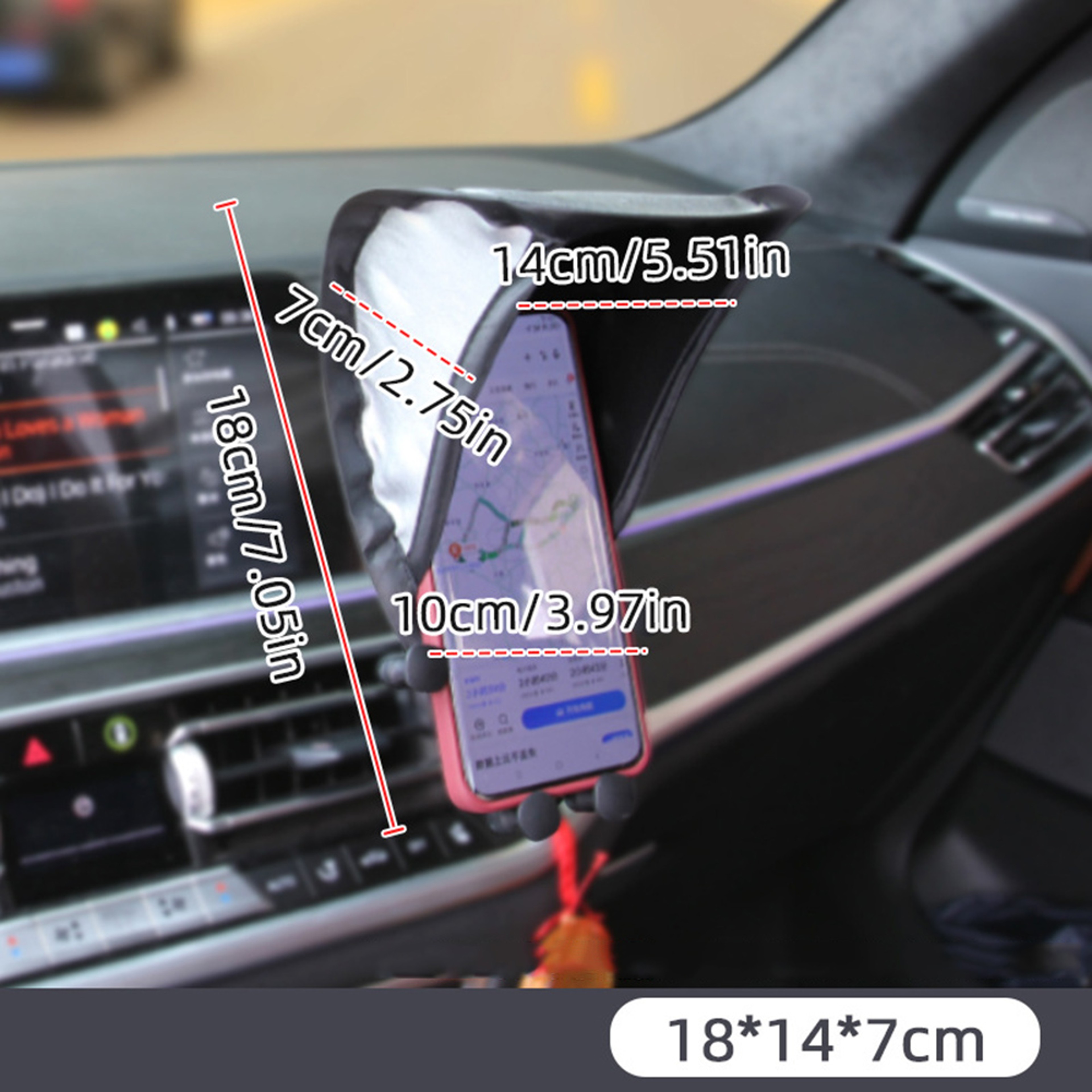 Portable Phone Sun Shade Cover for Car and Motorcycle Mounts Outdoor Navigation Protection – view 5