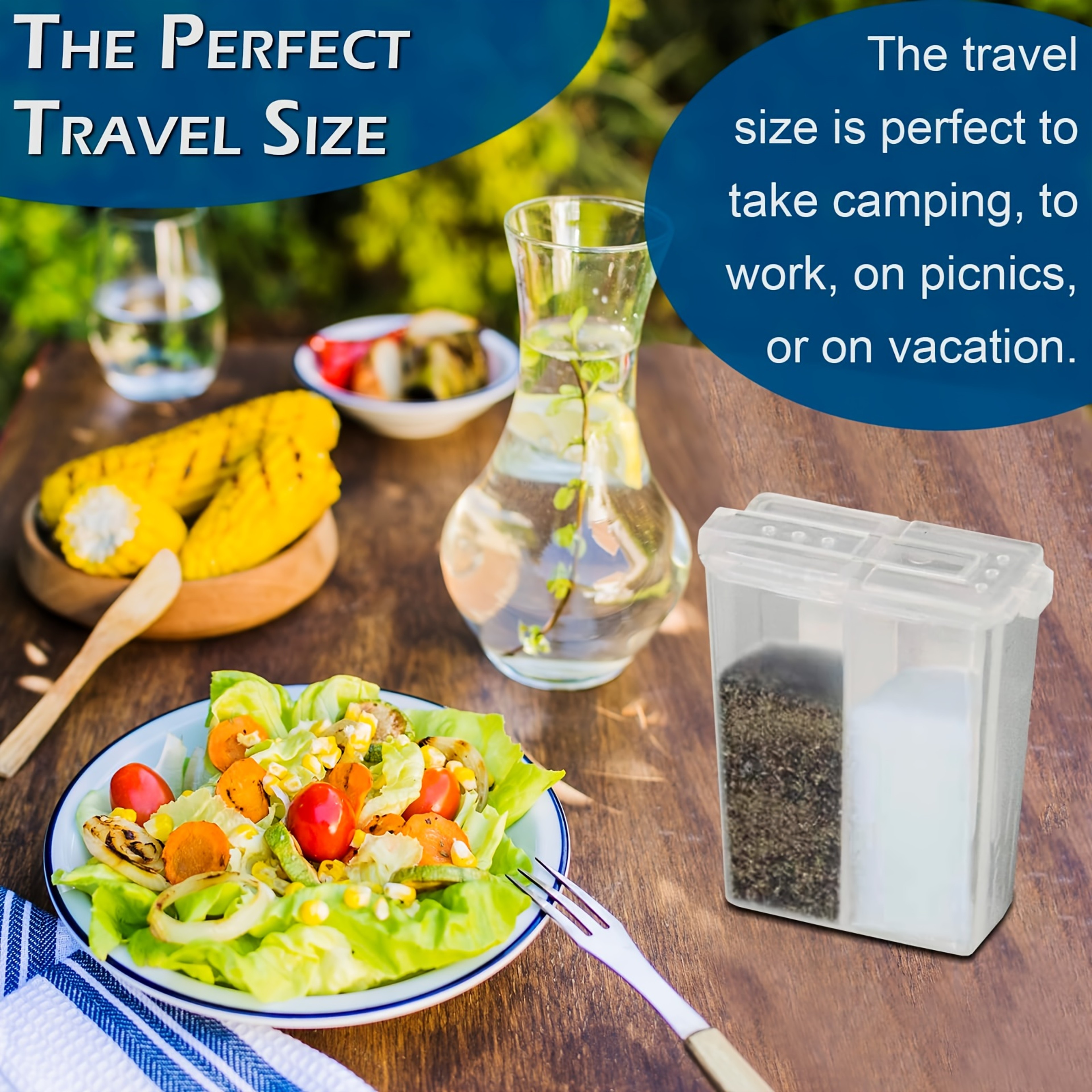Camping Seasoning Shaker Portable Spice Jar For BBQ Cooking And Outdoor Meals 3