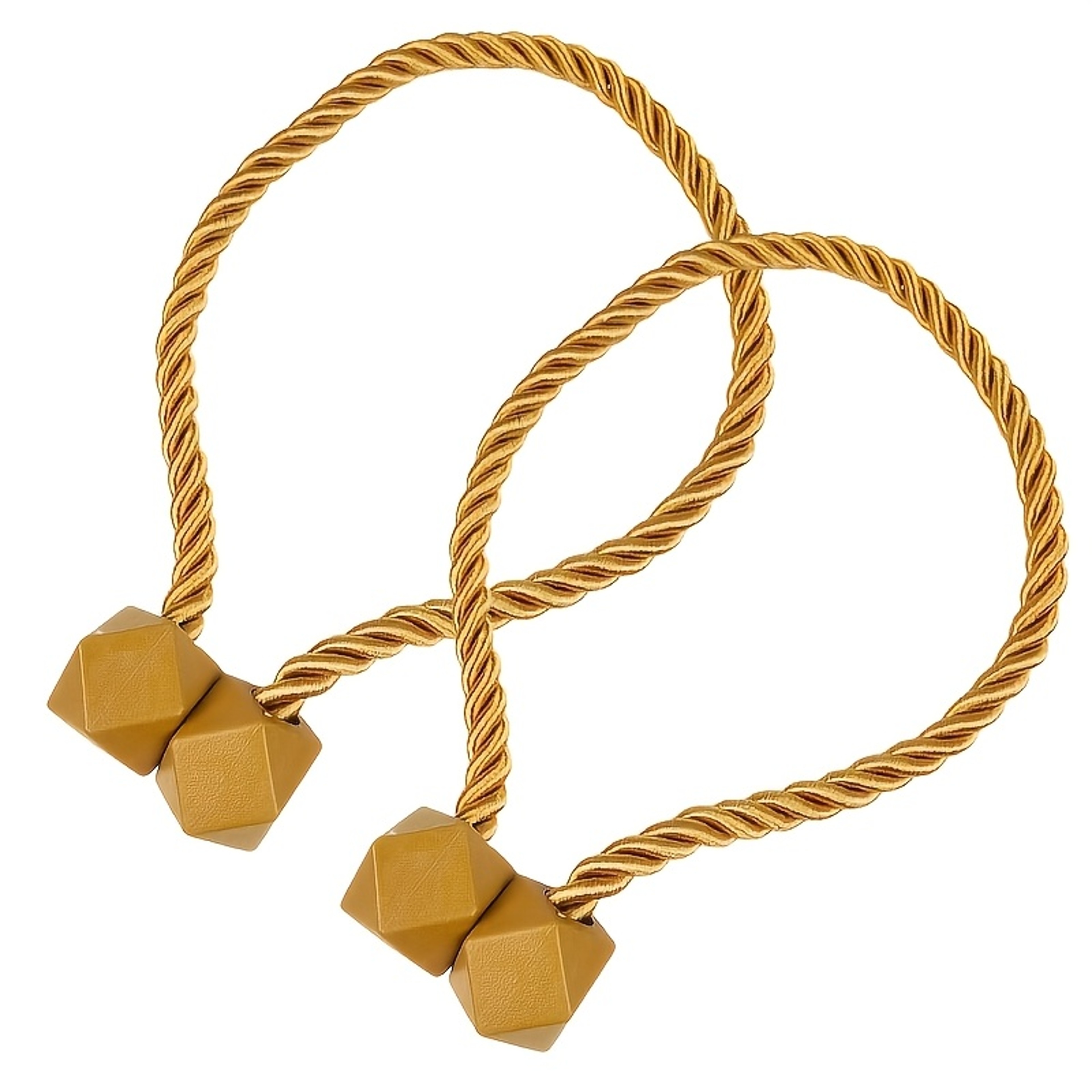 Magnetic Curtain Tiebacks No Drill Drapery Holdbacks With Stylish Twine Loop 5