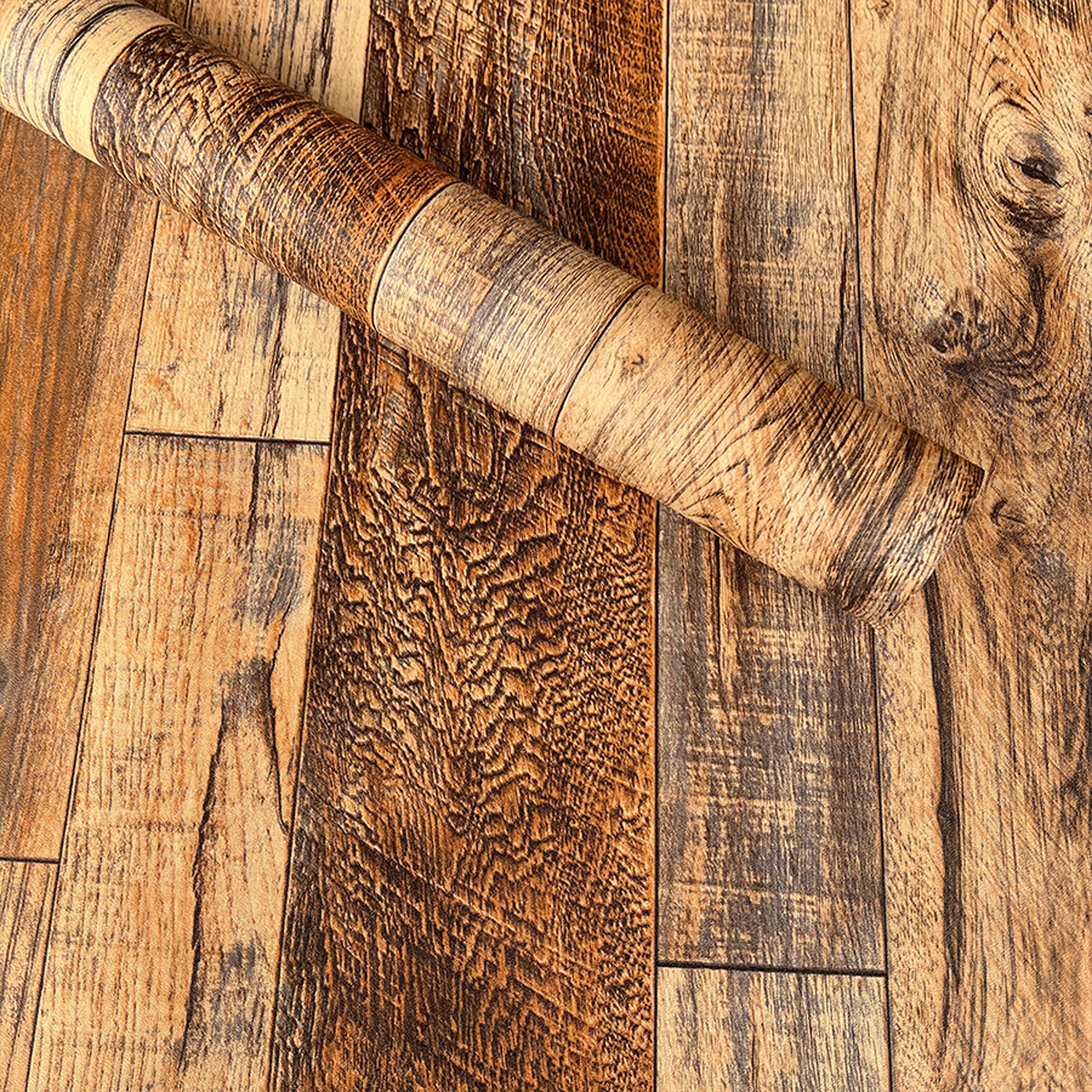 Wood Grain Self Adhesive Wallpaper PVC Wall Decor for Bedroom Living Room Makeover – view 7