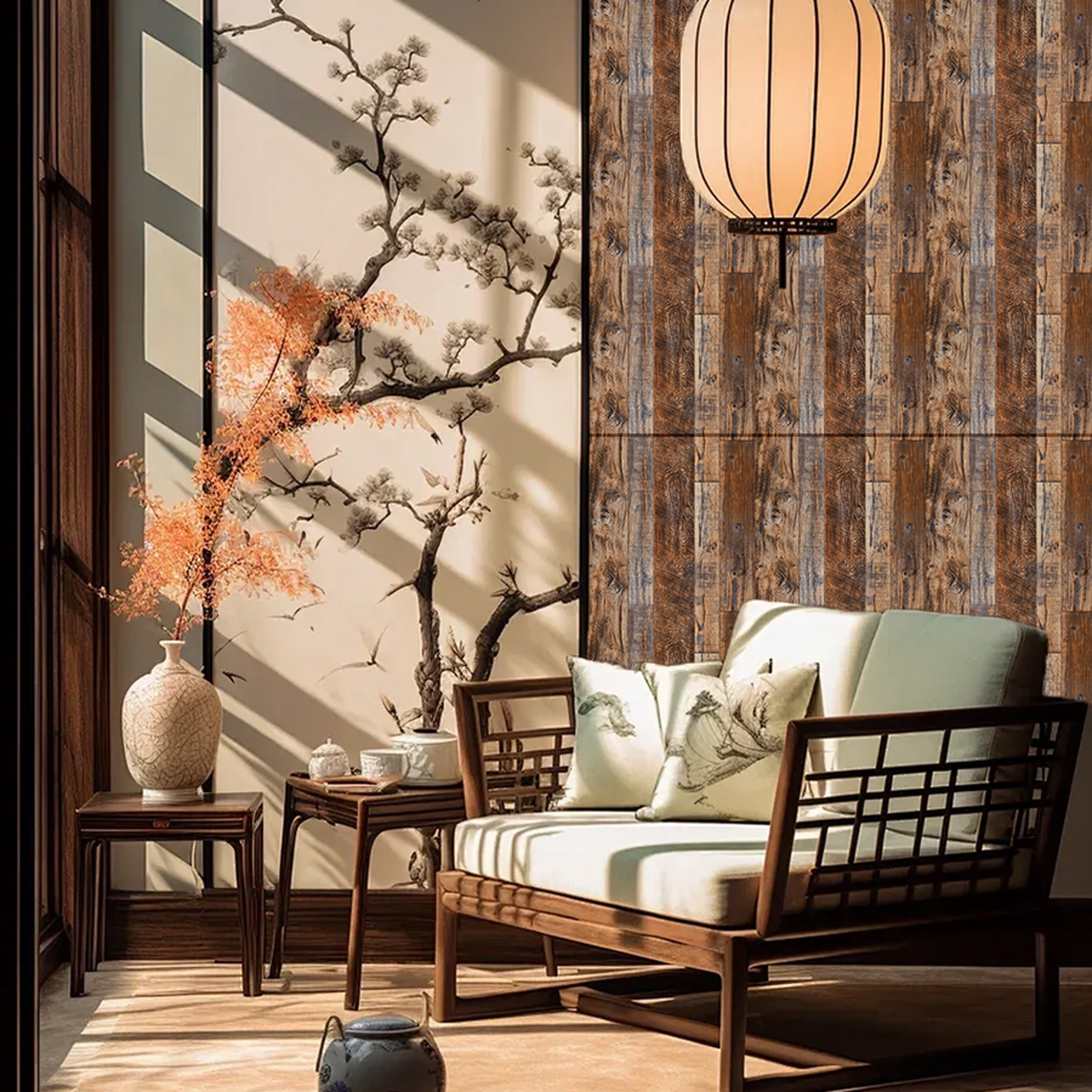 Wood Grain Self Adhesive Wallpaper PVC Wall Decor for Bedroom Living Room Makeover – view 6
