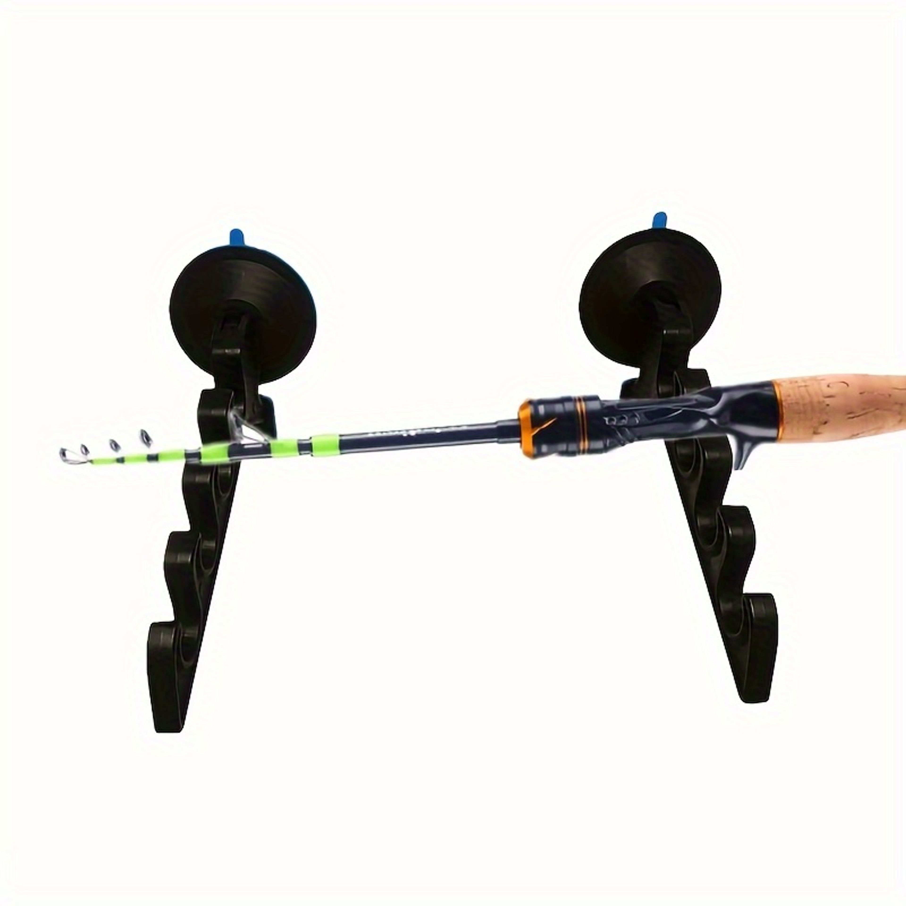 Car Mounted Fishing Rod Holder Suction Cup Rack For Easy Rod Storage 2