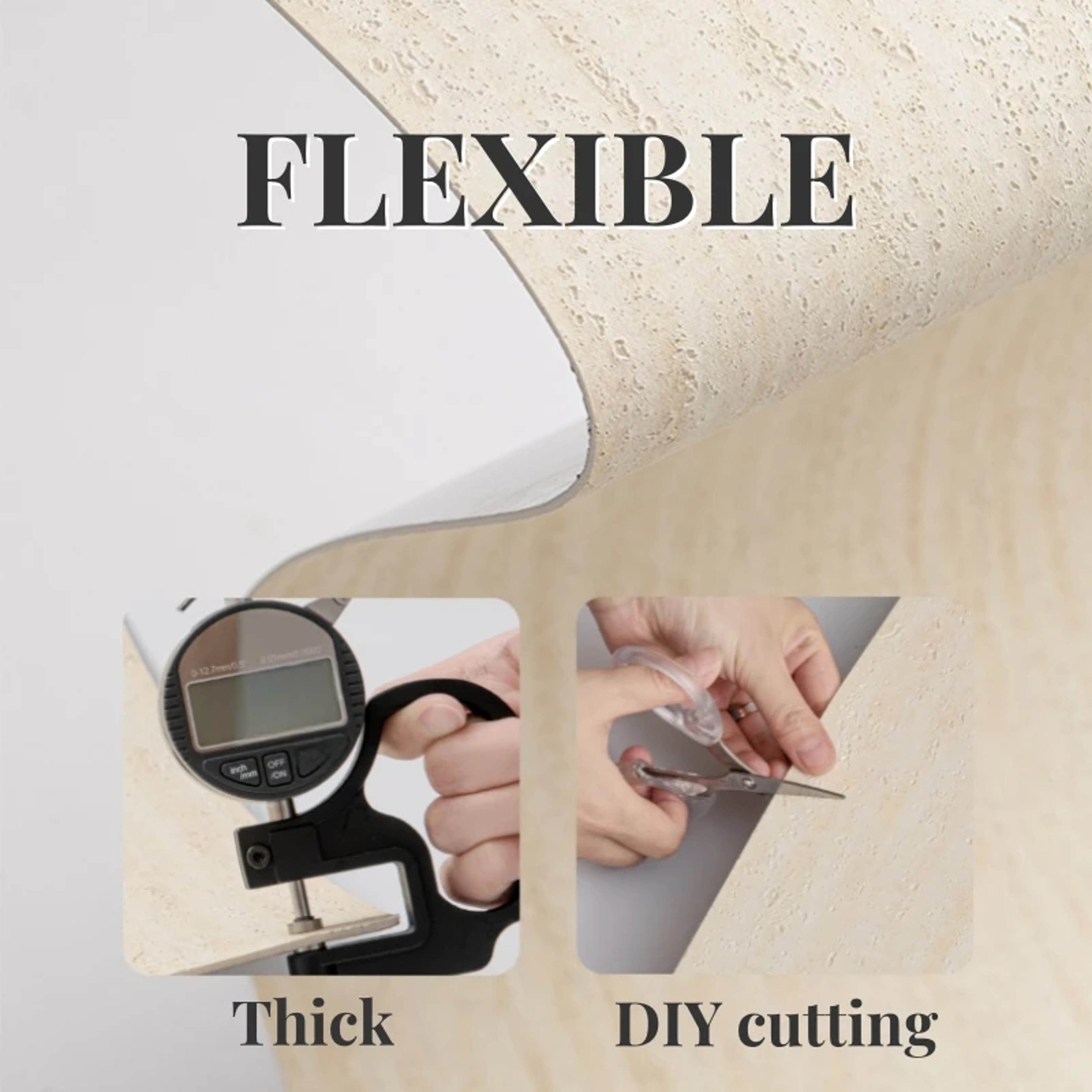 Imitation Travertine Faux Stone Peel And Stick Wall Panels For Modern Home Decor 2