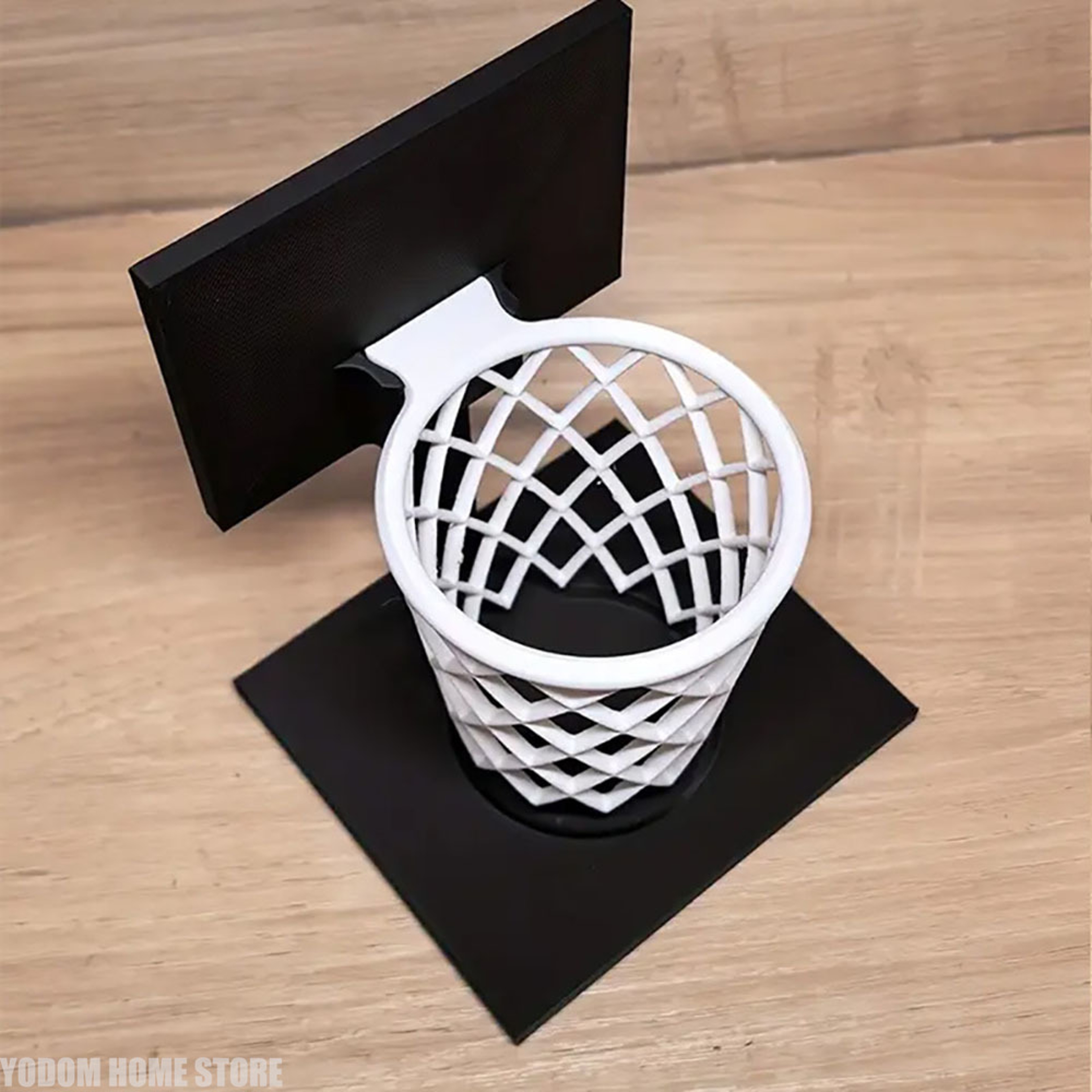 Basketball Pen Holder Printed Desk Organizer for Office and Study Spaces – view 1