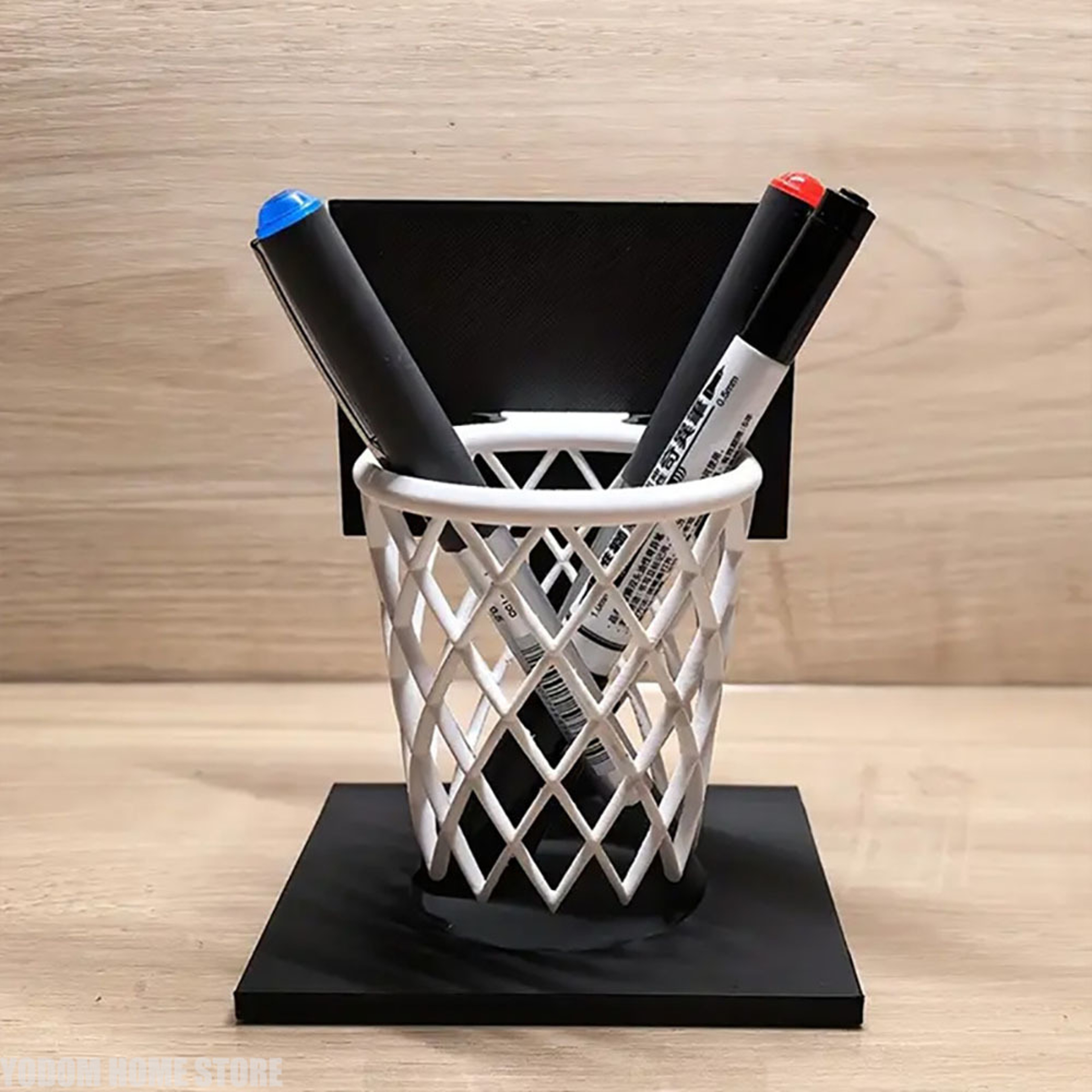 Basketball Pen Holder Printed Desk Organizer for Office and Study Spaces – view 2