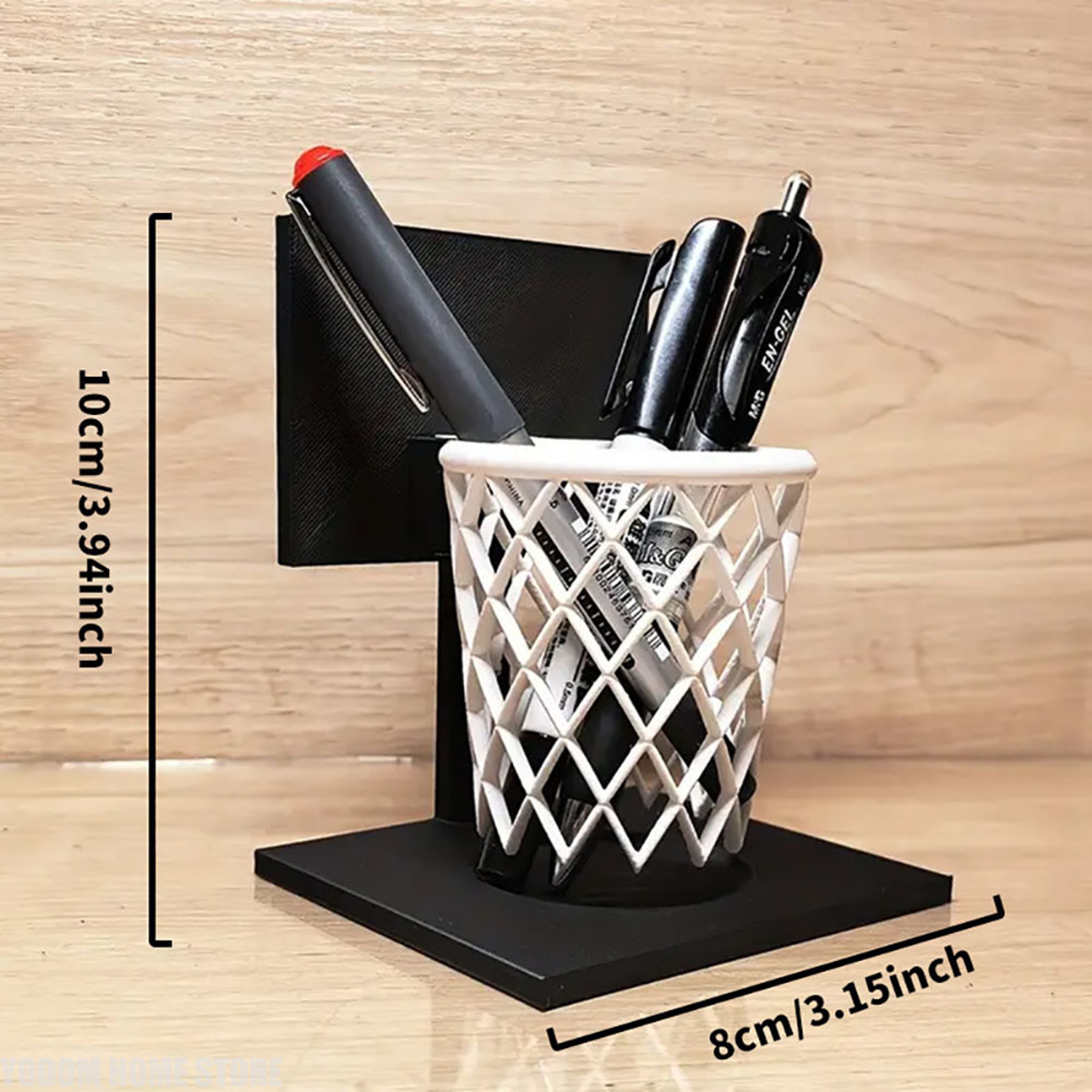 Basketball Pen Holder Printed Desk Organizer for Office and Study Spaces – view 6