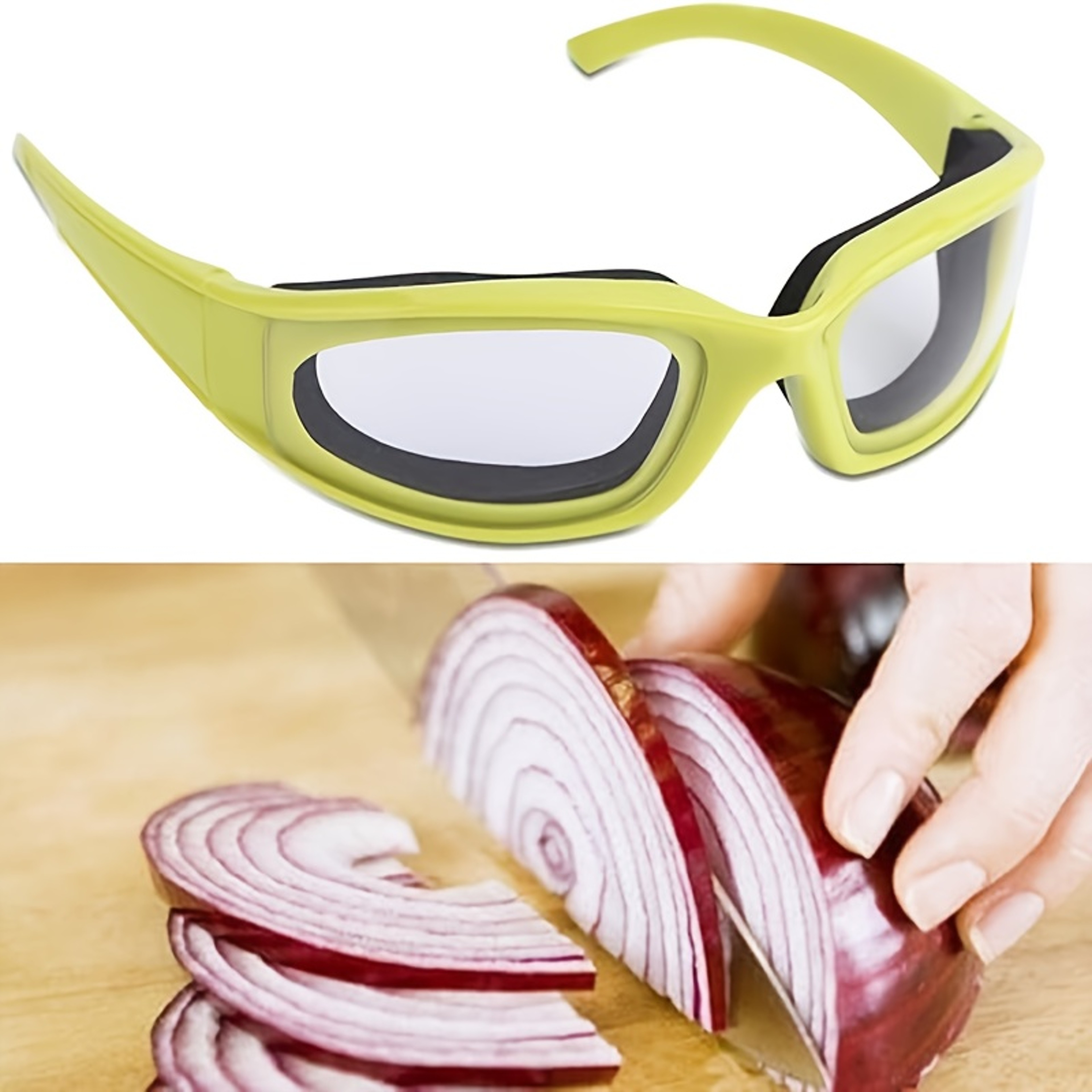 Tear Free Onion Cutting Goggles Kitchen Eye Protection Glasses – view 1