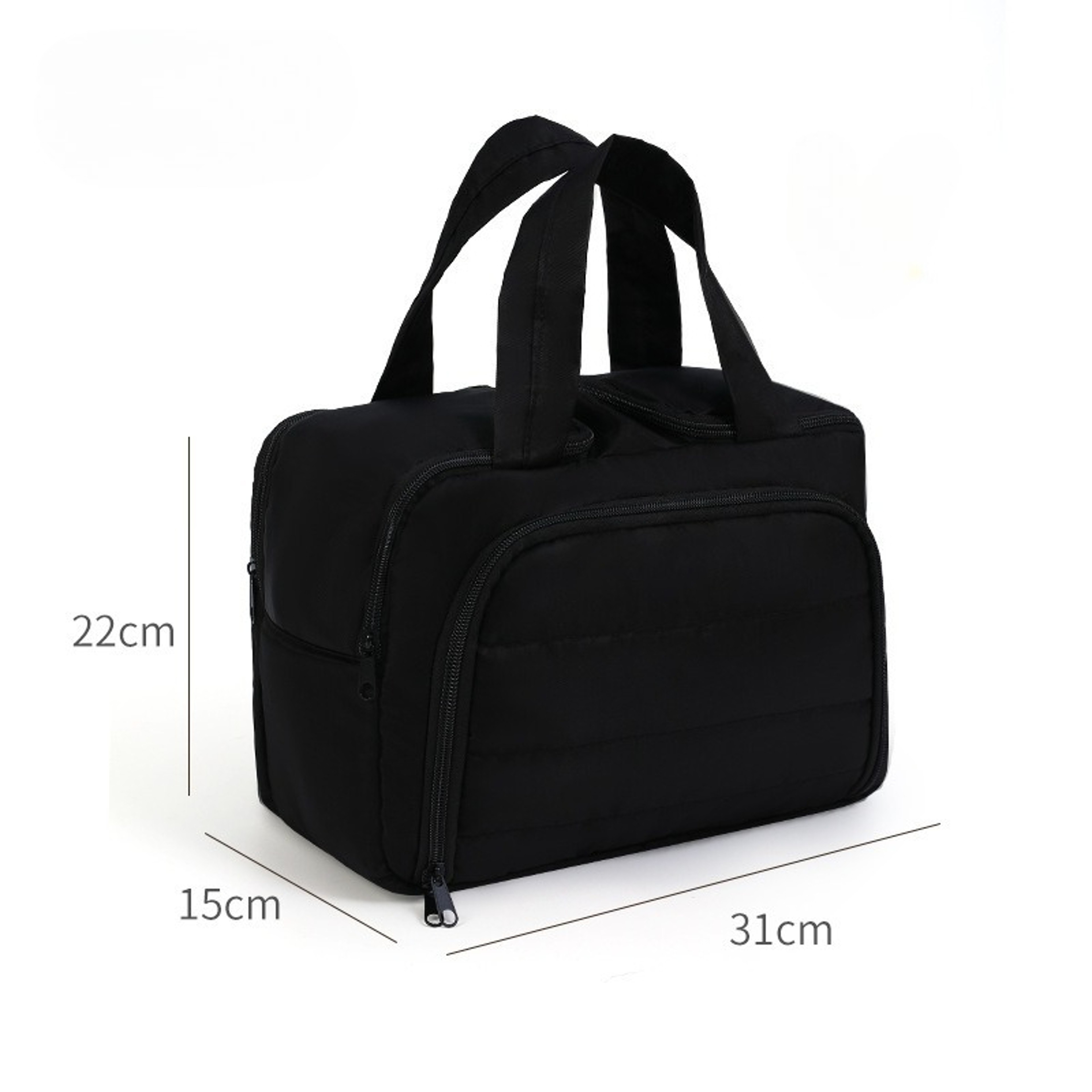 Large Capacity Travel Makeup Bag with Multi Compartment Cosmetic Organizer – view 6