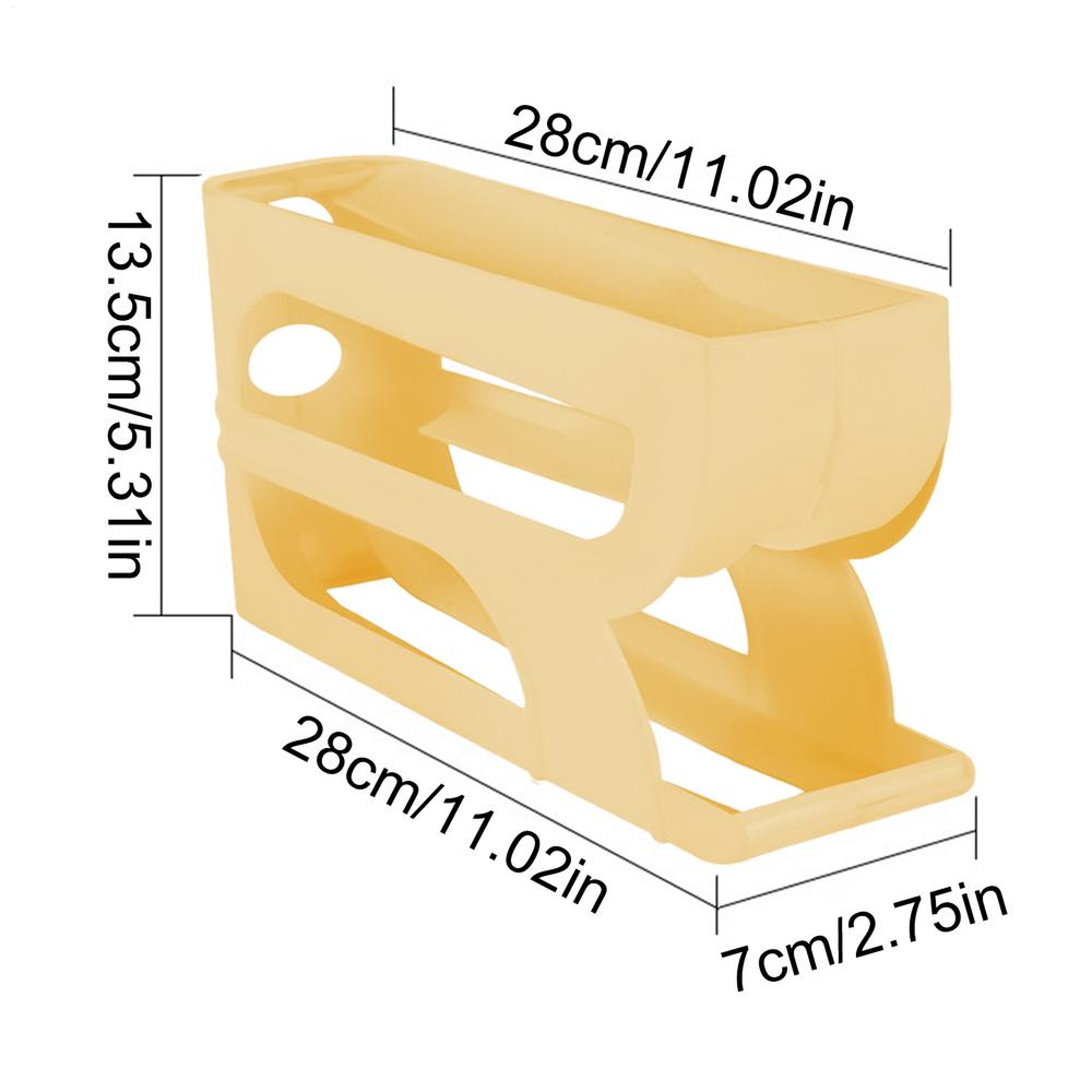 Automatic Rolling Egg Dispenser Space Saving Refrigerator Egg Organizer – view 8