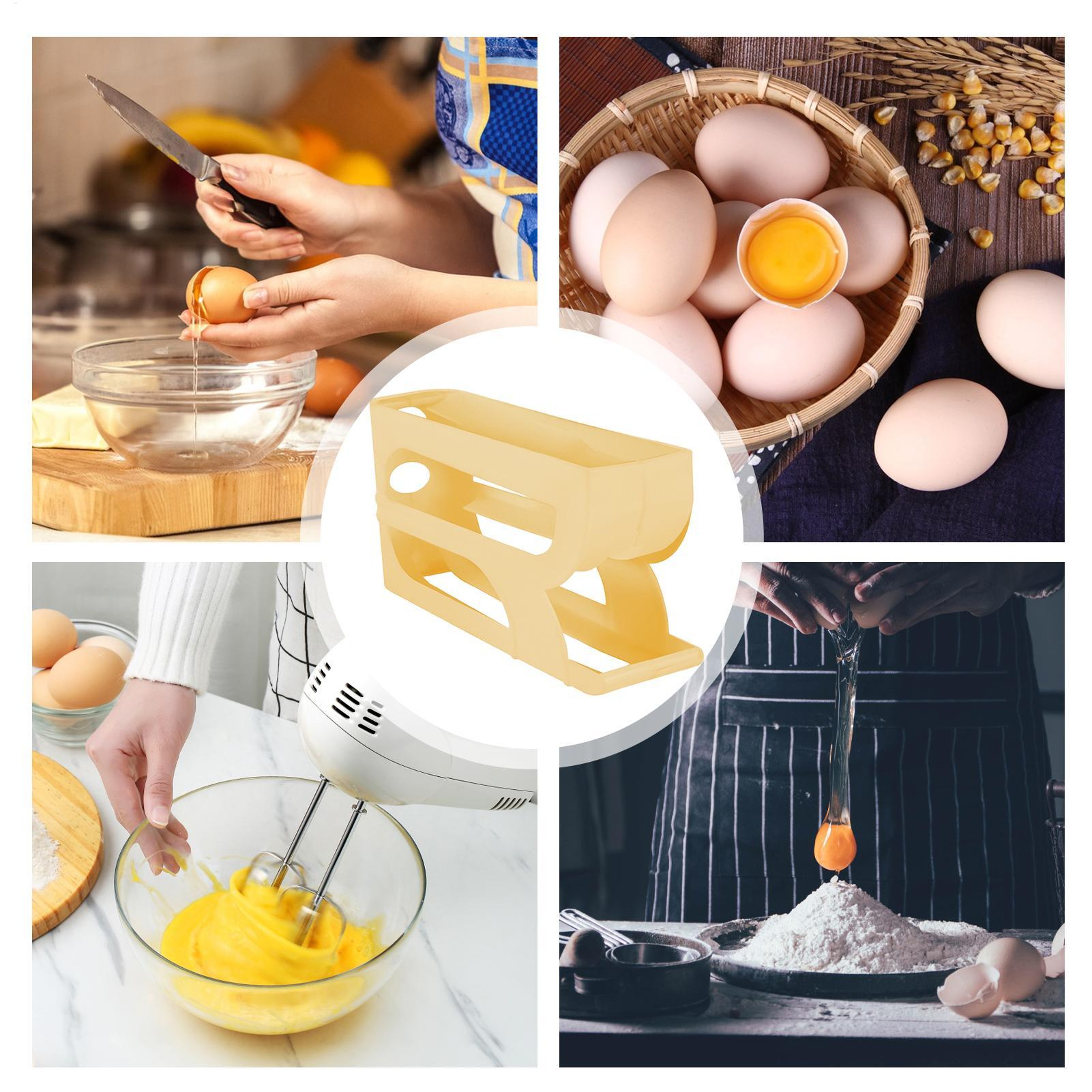 Automatic Egg Roller Egg Organizer Rack Space Saving Kitchen Egg Holder 3