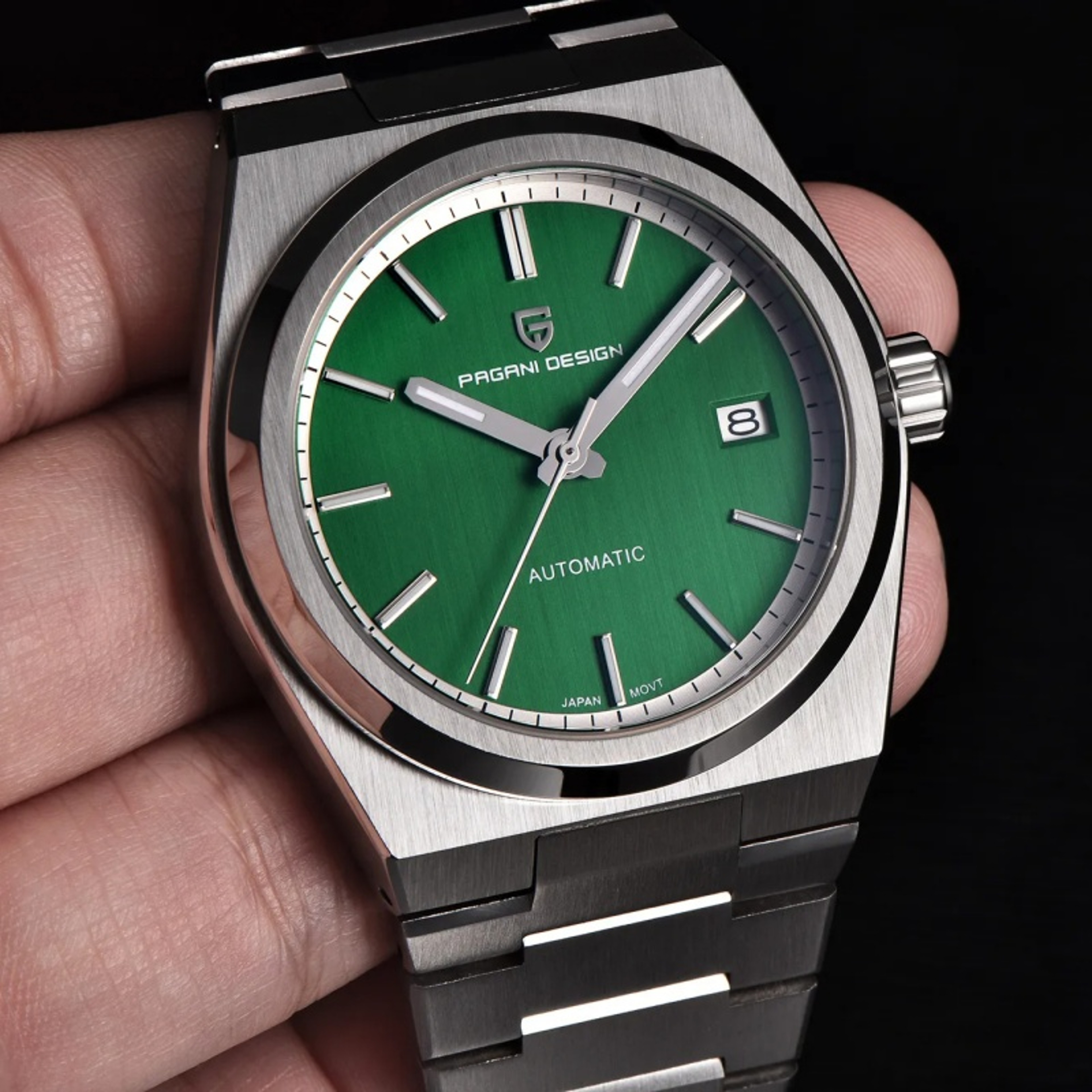 Mens Automatic Mechanical Watch Waterproof Stainless Steel 0