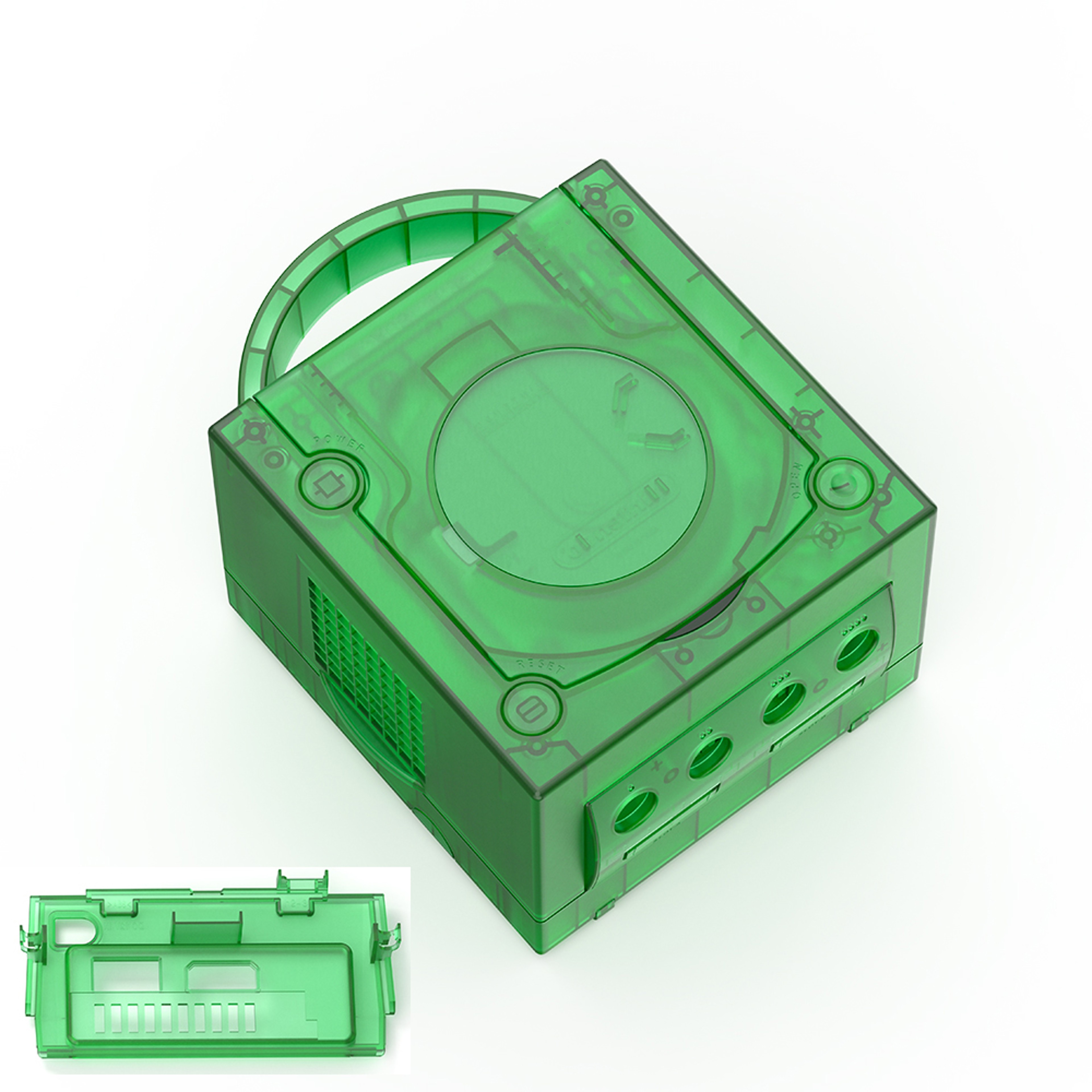 GameCube Replacement Shell Transparent NGC Console Housing 6