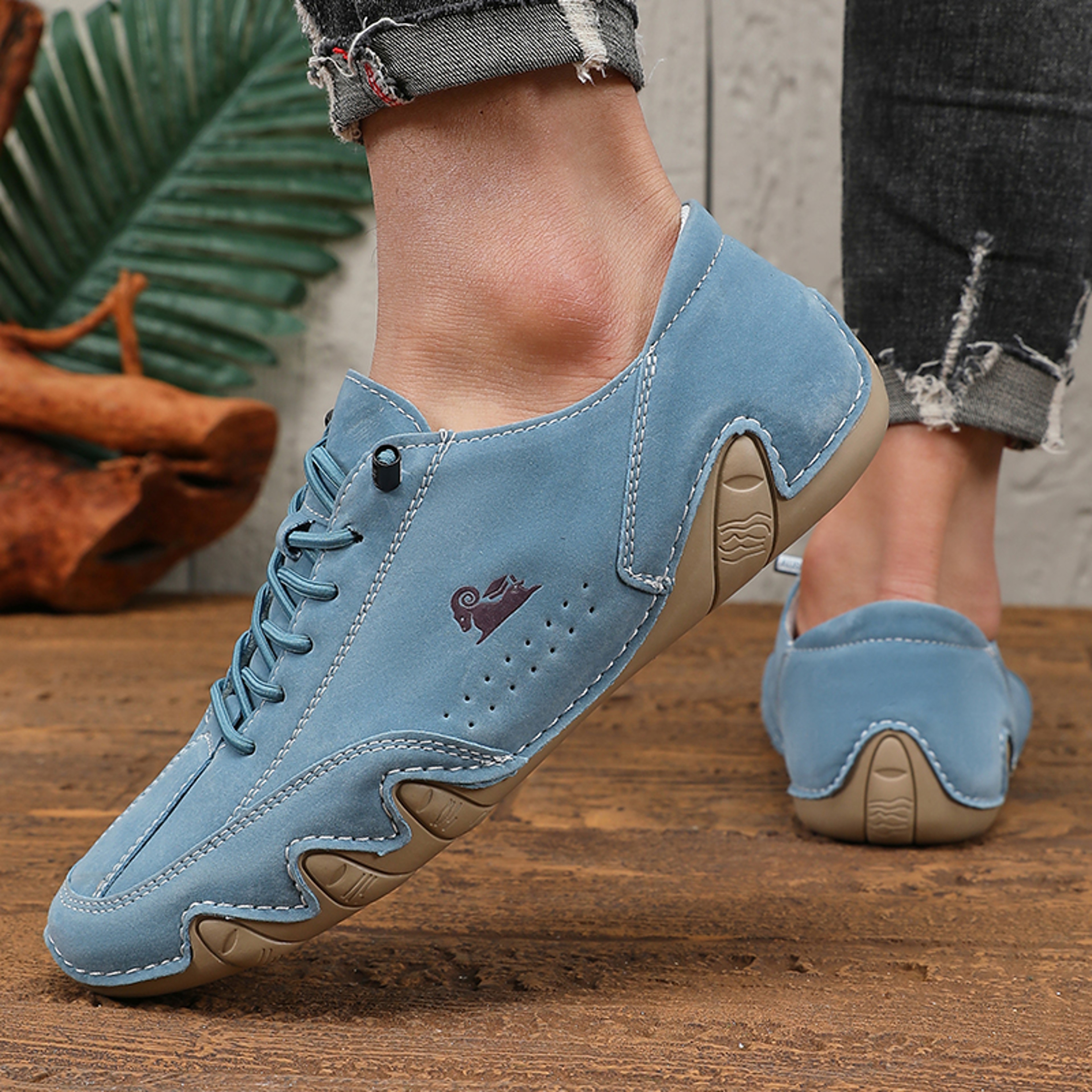 Mens Breathable Casual Loafers Soft Sole Walking and Driving Shoes – view 7