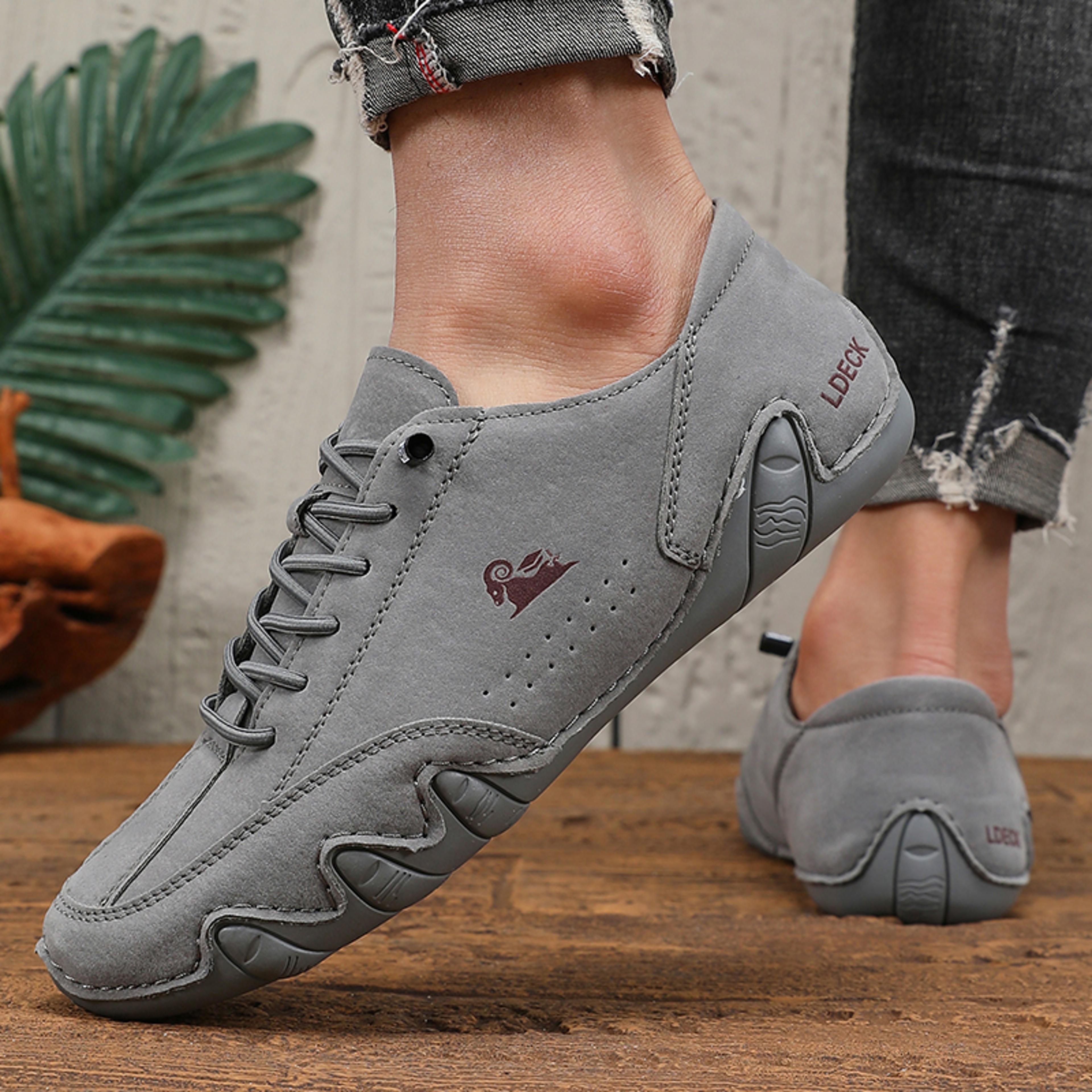 Mens Breathable Casual Loafers Soft Sole Walking and Driving Shoes – view 12