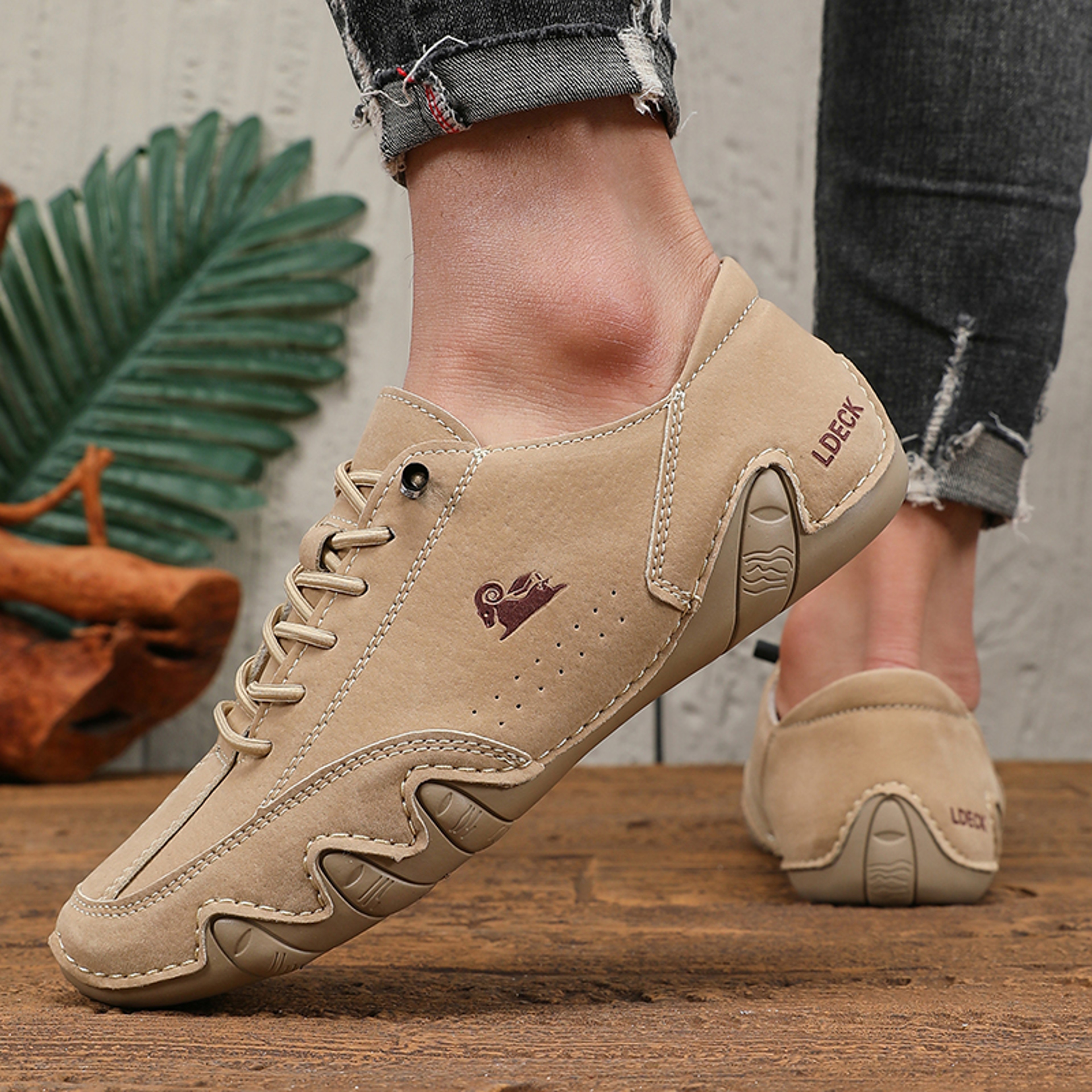 Mens Breathable Casual Loafers Soft Sole Walking and Driving Shoes – view 11
