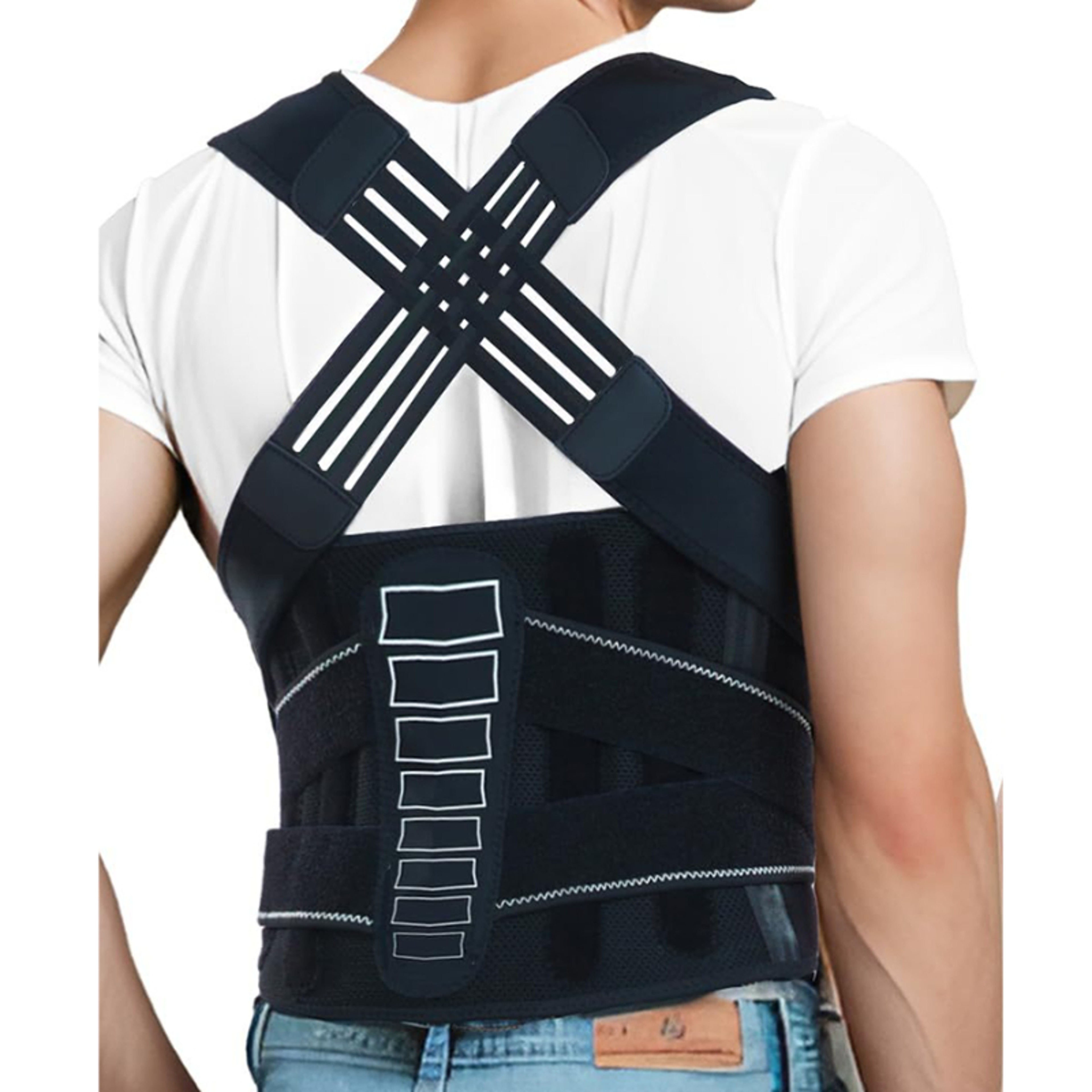Adjustable Posture Corrector Shoulder Brace for Upper Back Support – view 7