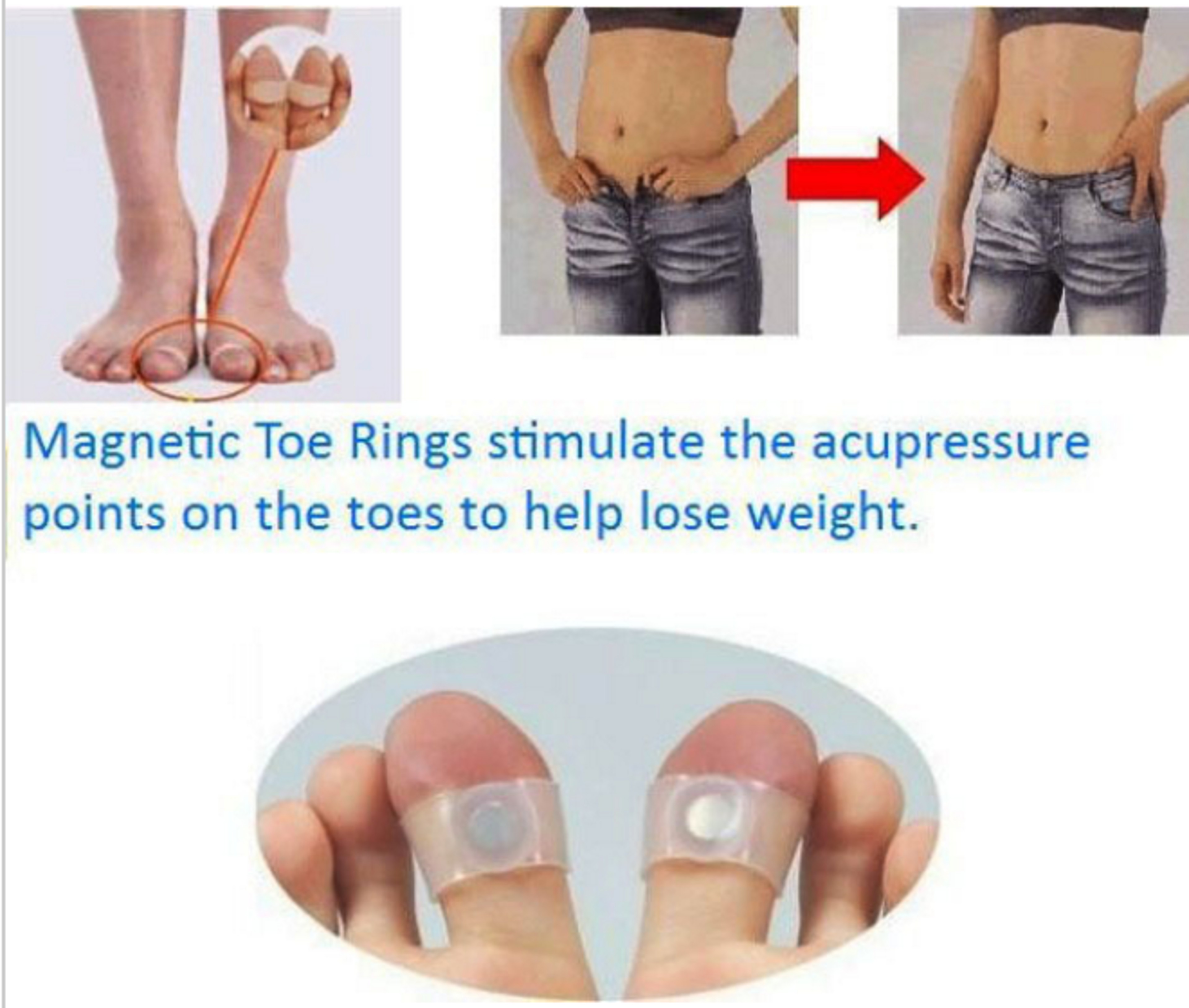 Magnetic Silicone Toe Rings Soft Foot Massage Rings For Everyday Foot Care 3