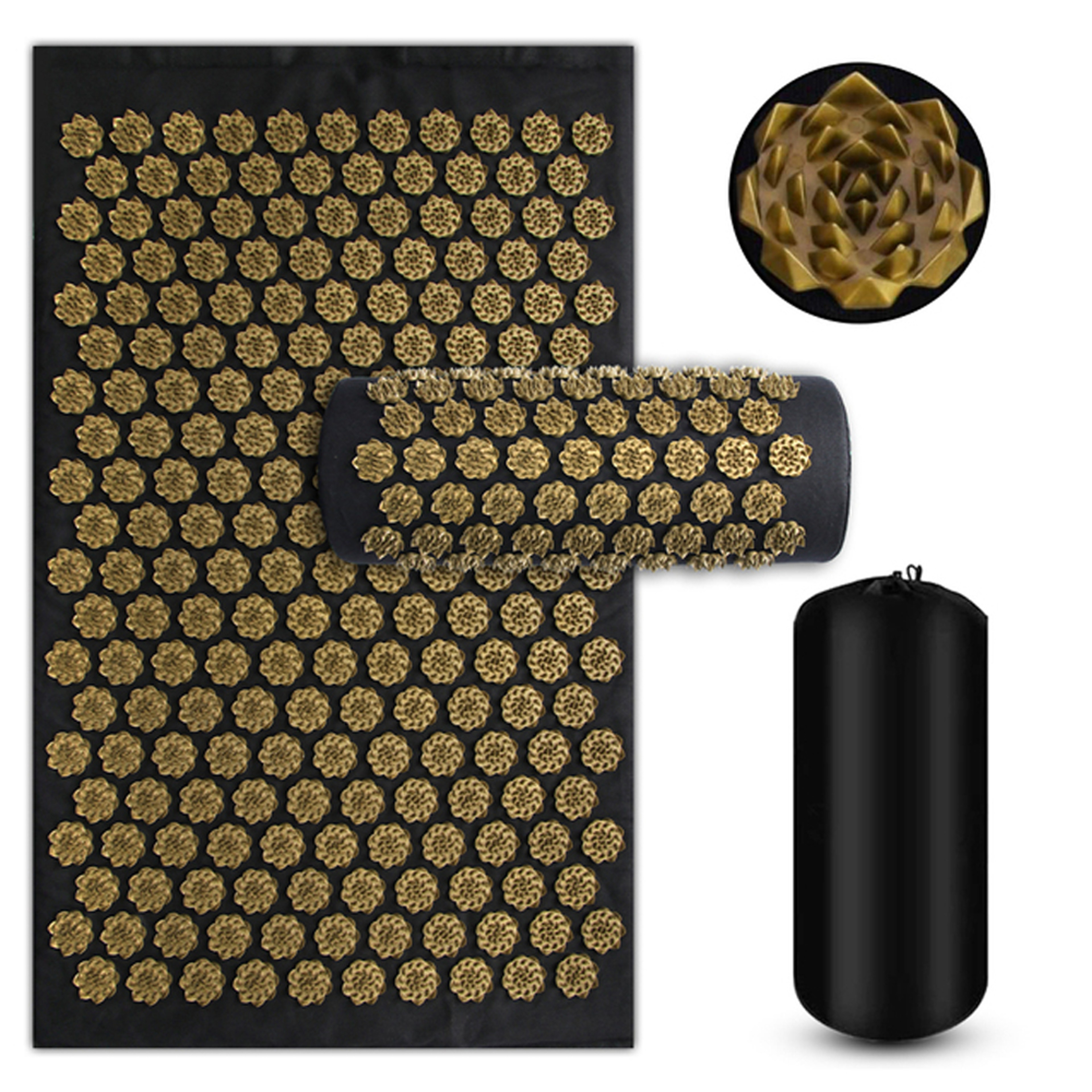Acupressure Mat and Pillow Set with Foot Massage Mat for Full Body Relaxation – view 11