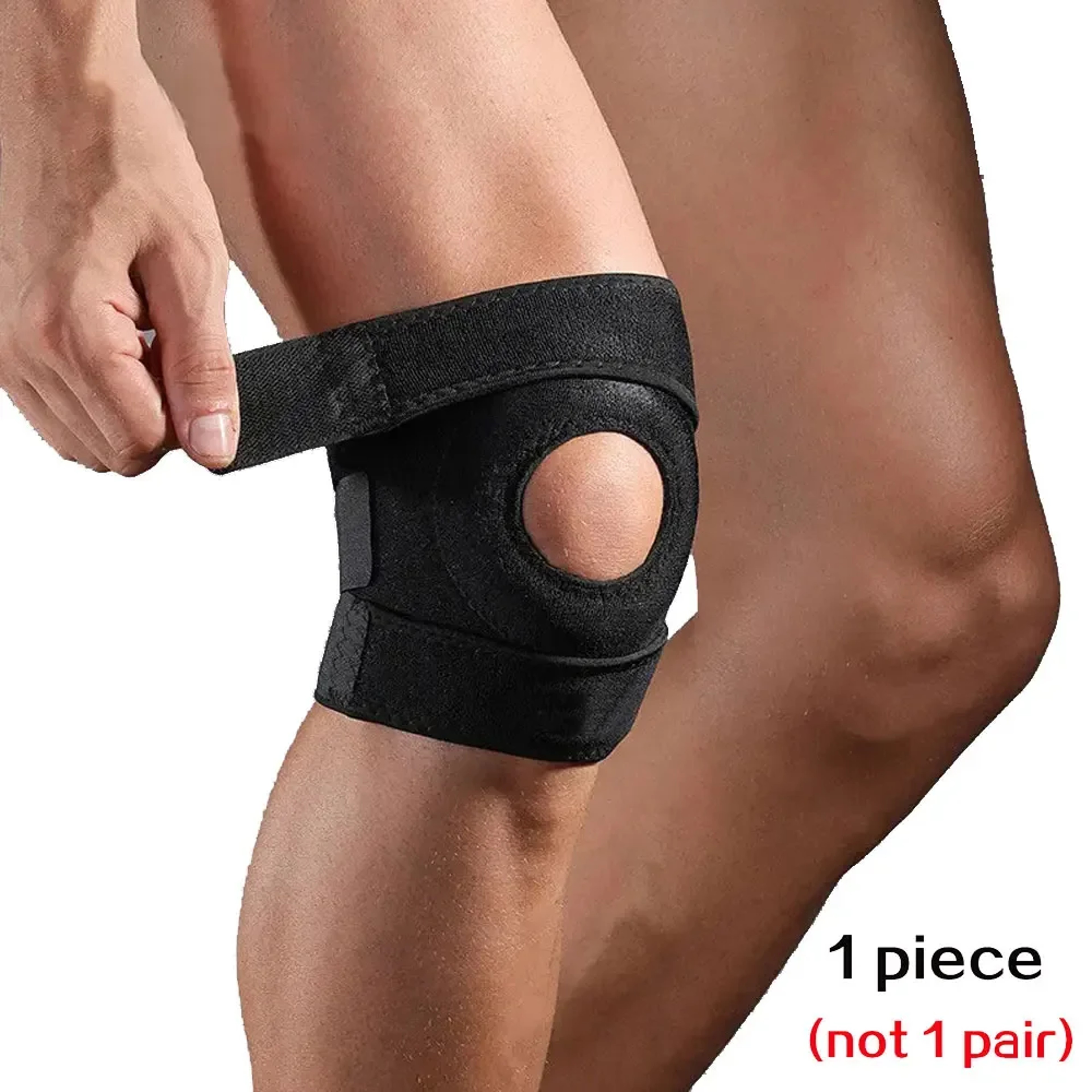 Adjustable Open Patella Knee Support Brace For Running Fitness And Joint Stability 6