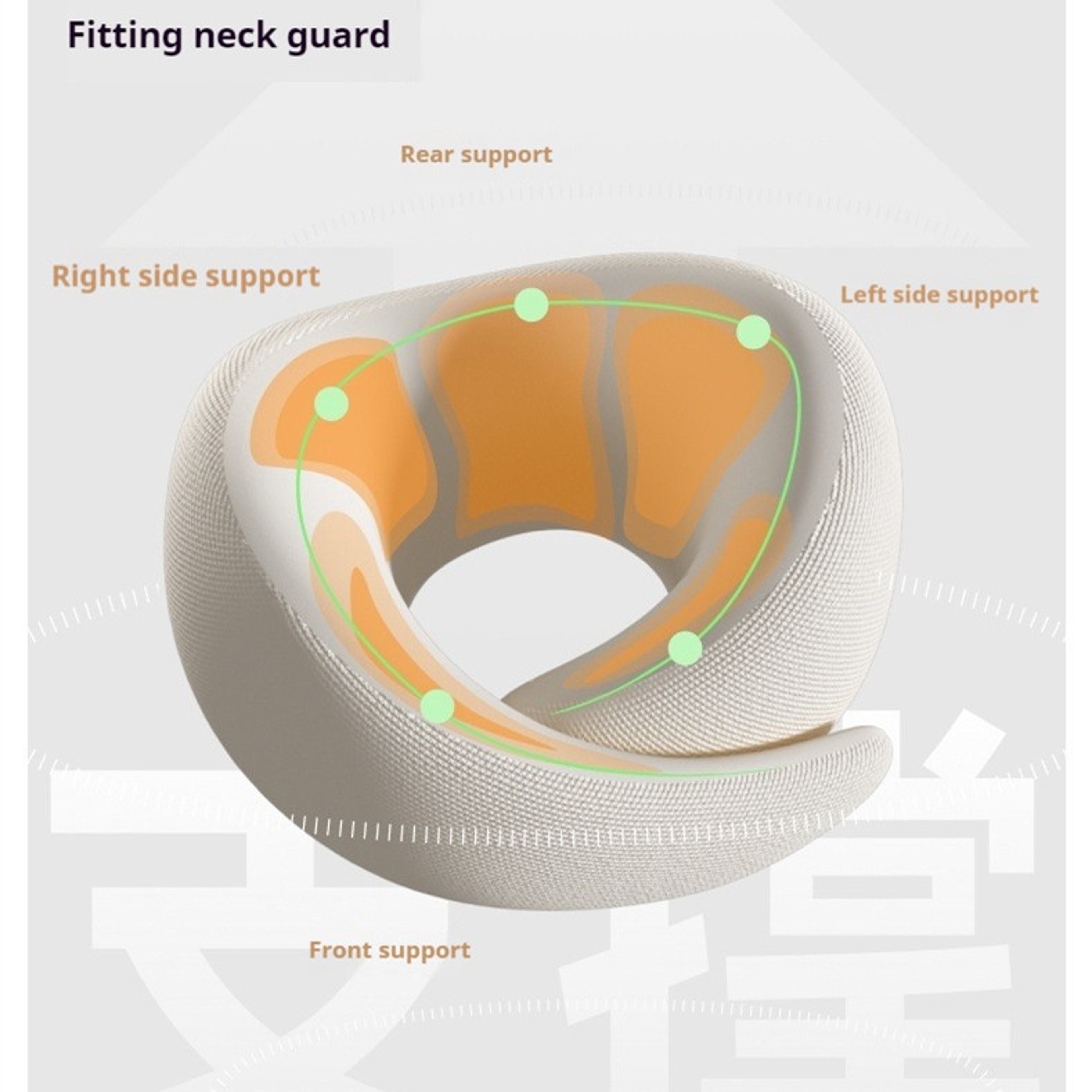 Memory Foam Travel Neck Pillow Ergonomic Head Support Cushion For Comfortable Rest 3