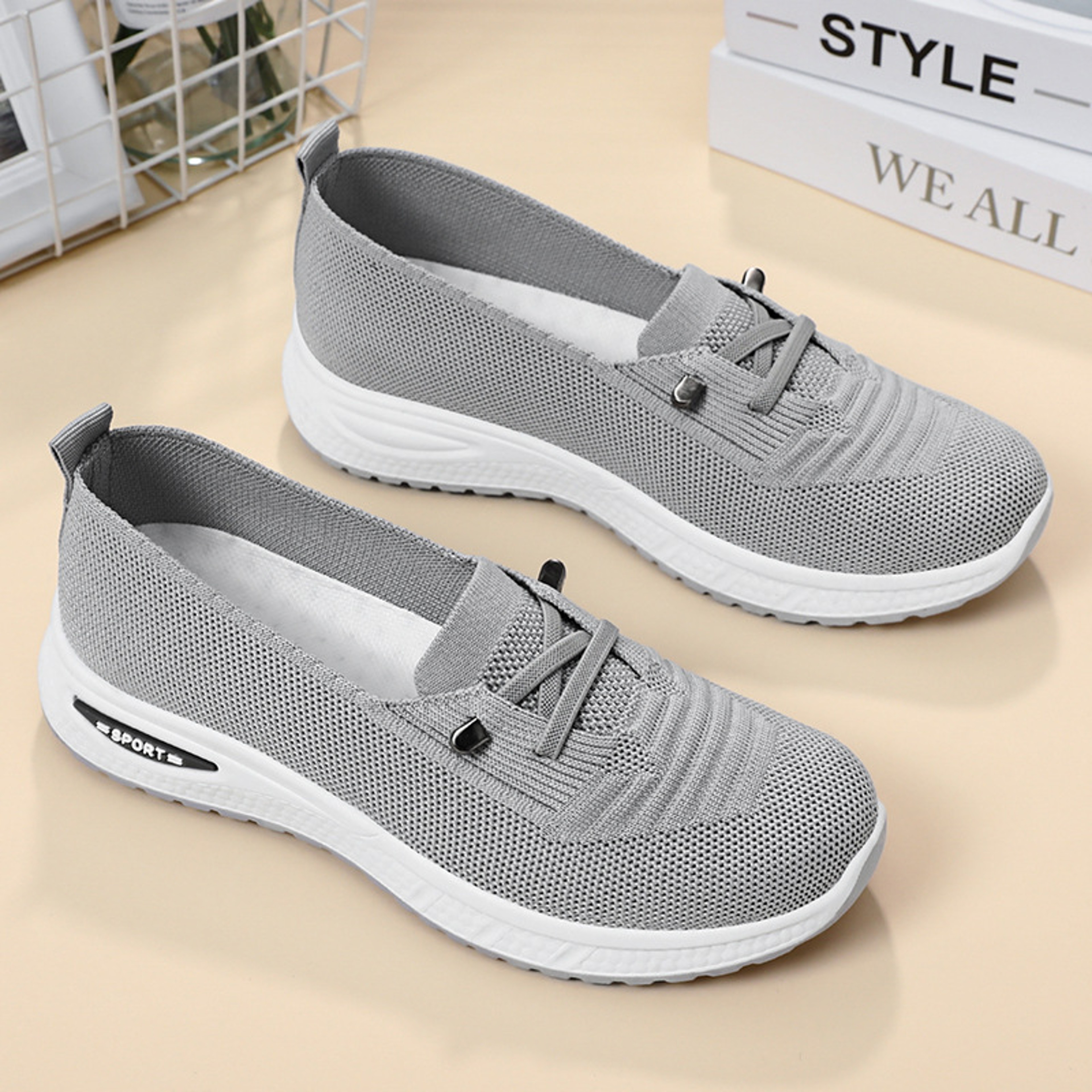 Breathable Mesh Walking Shoes for Women Lightweight Casual Gym Sneakers – view 3