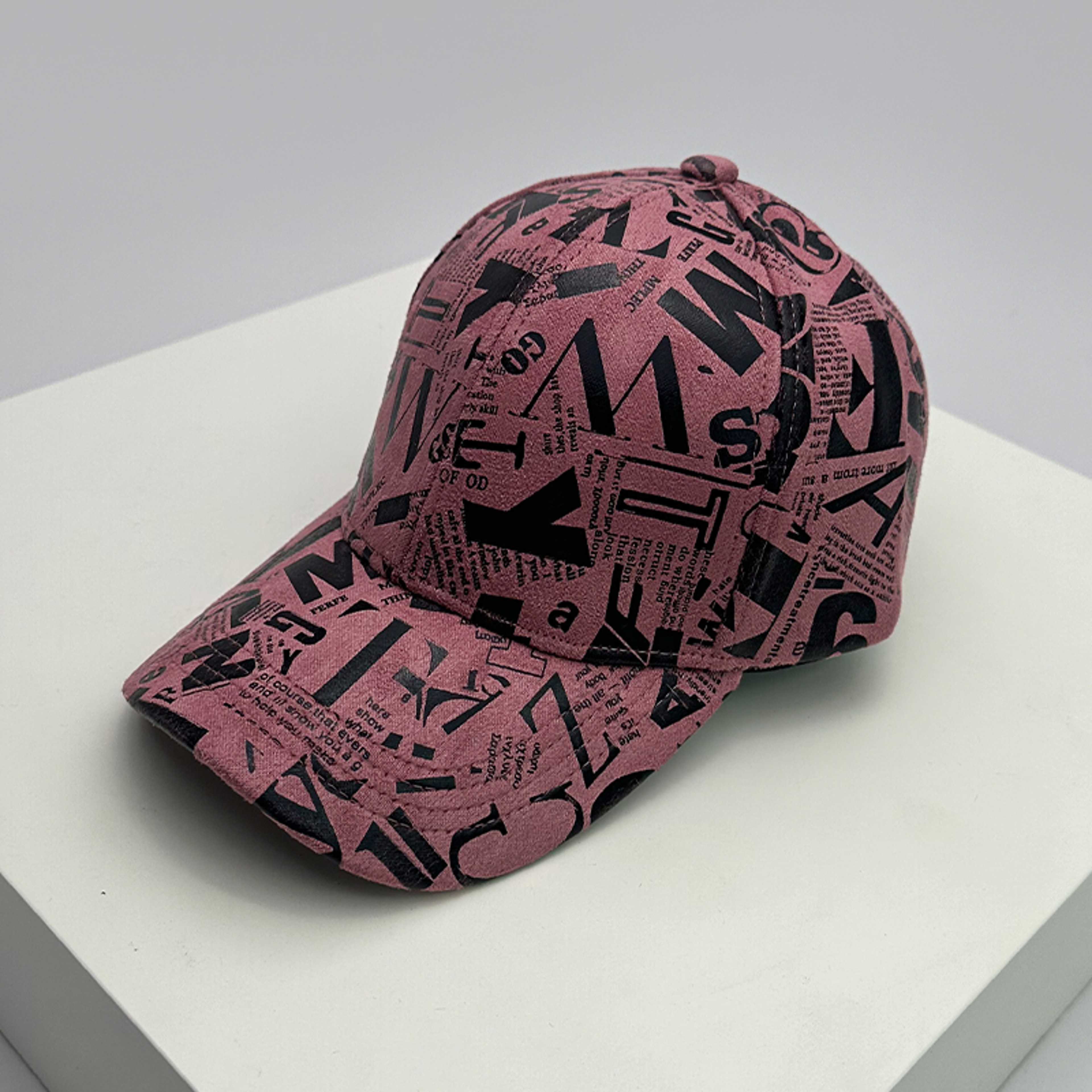 Kpop Vegan Leather Baseball Cap Graffiti Streetwear Sun Hat for Men and Women – view 8