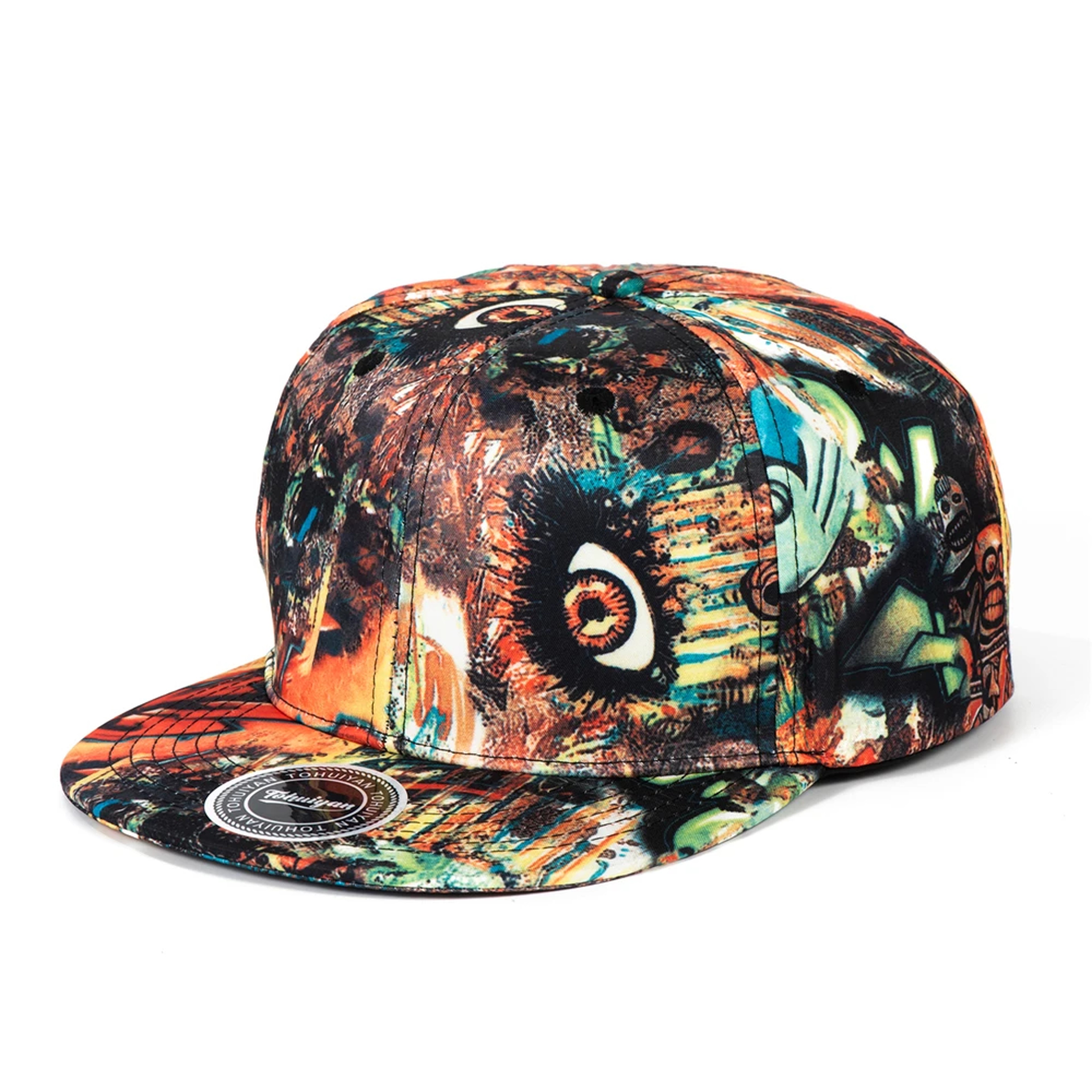 Graffiti Snapback Hat Adjustable Flat Visor Hip Hop Streetwear Baseball Cap 9