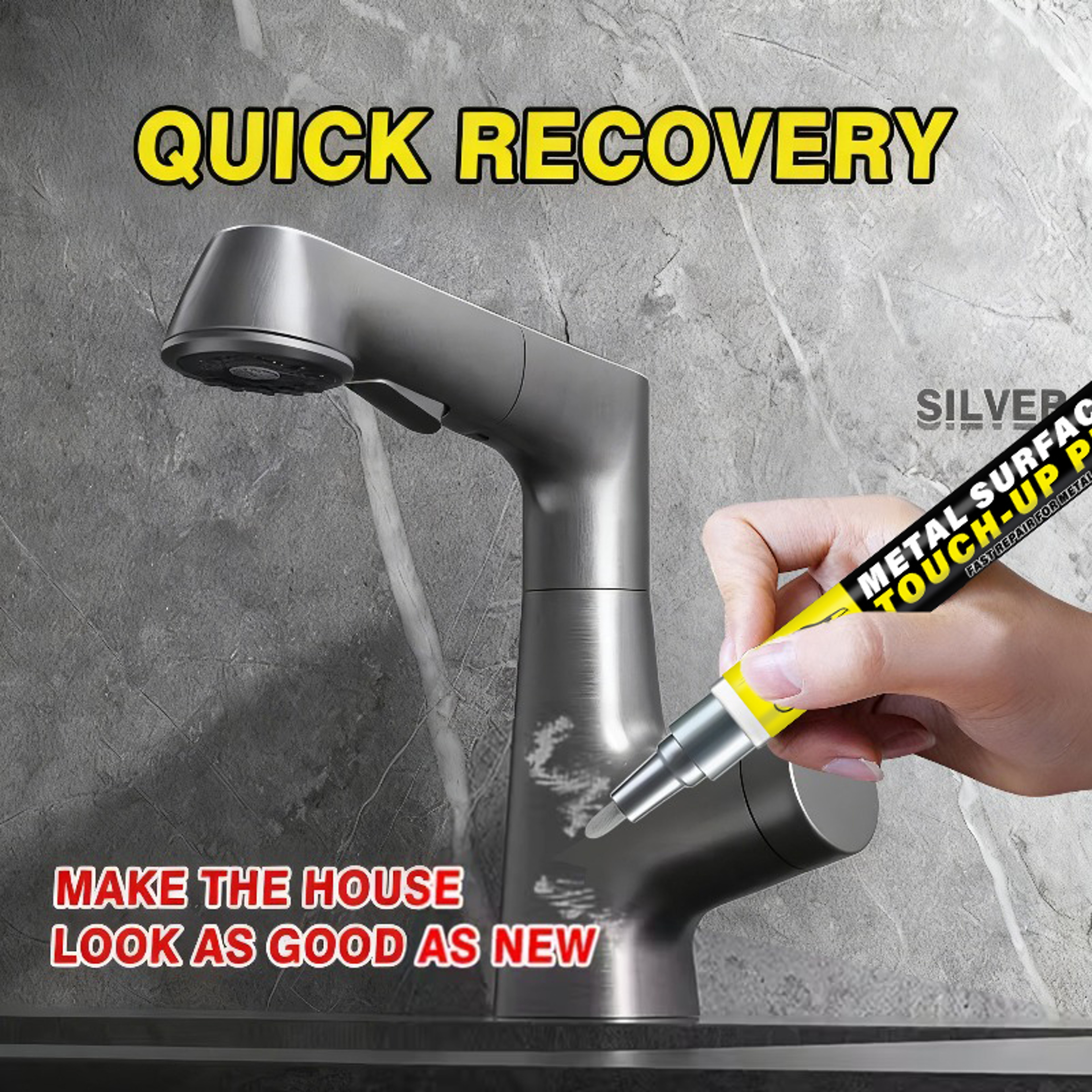 Metal Touch Up Paint Pen For Scratch Repair And Surface Restoration 4
