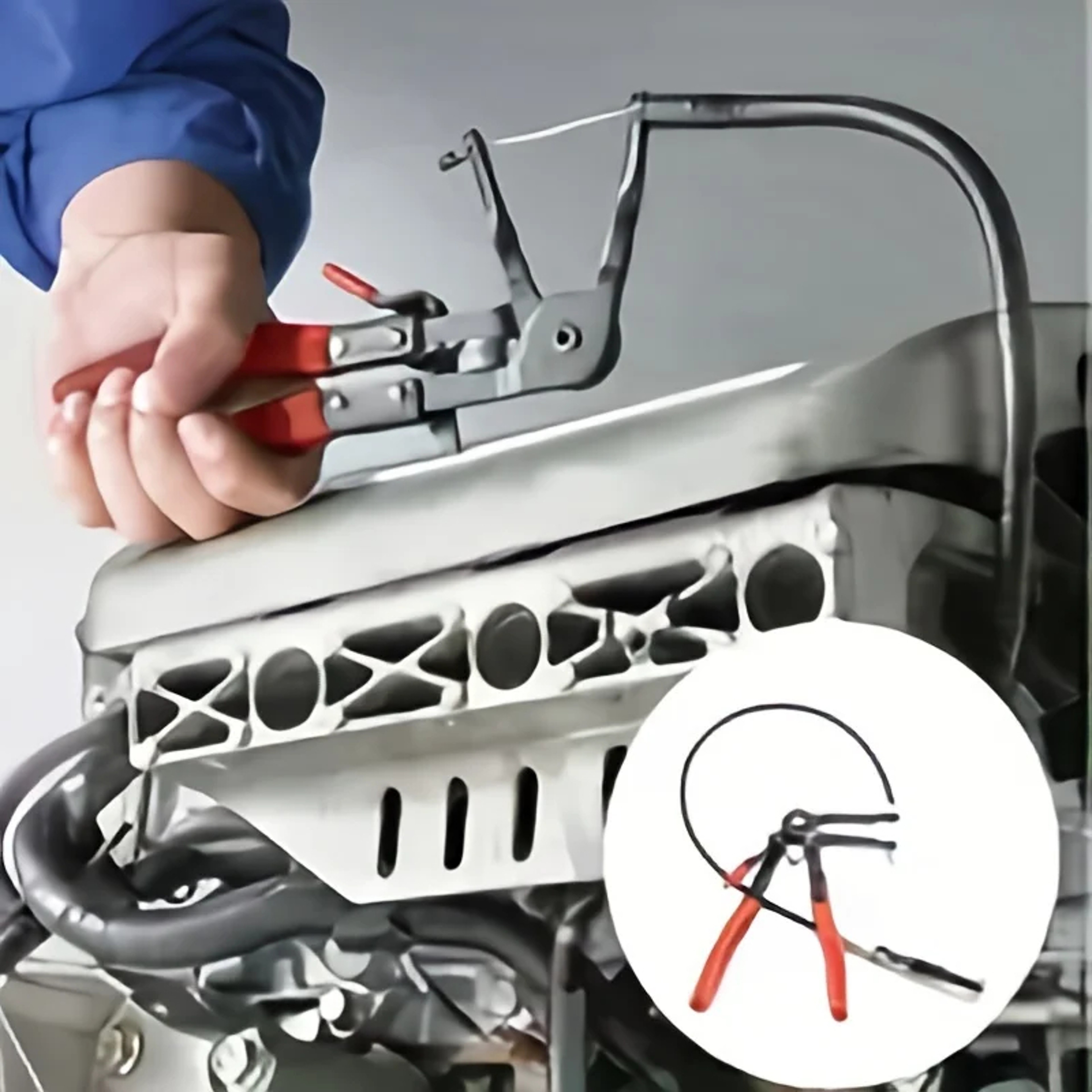Flexible Long Reach Hose Clamp Pliers Automotive Hose Removal Tool – view 3