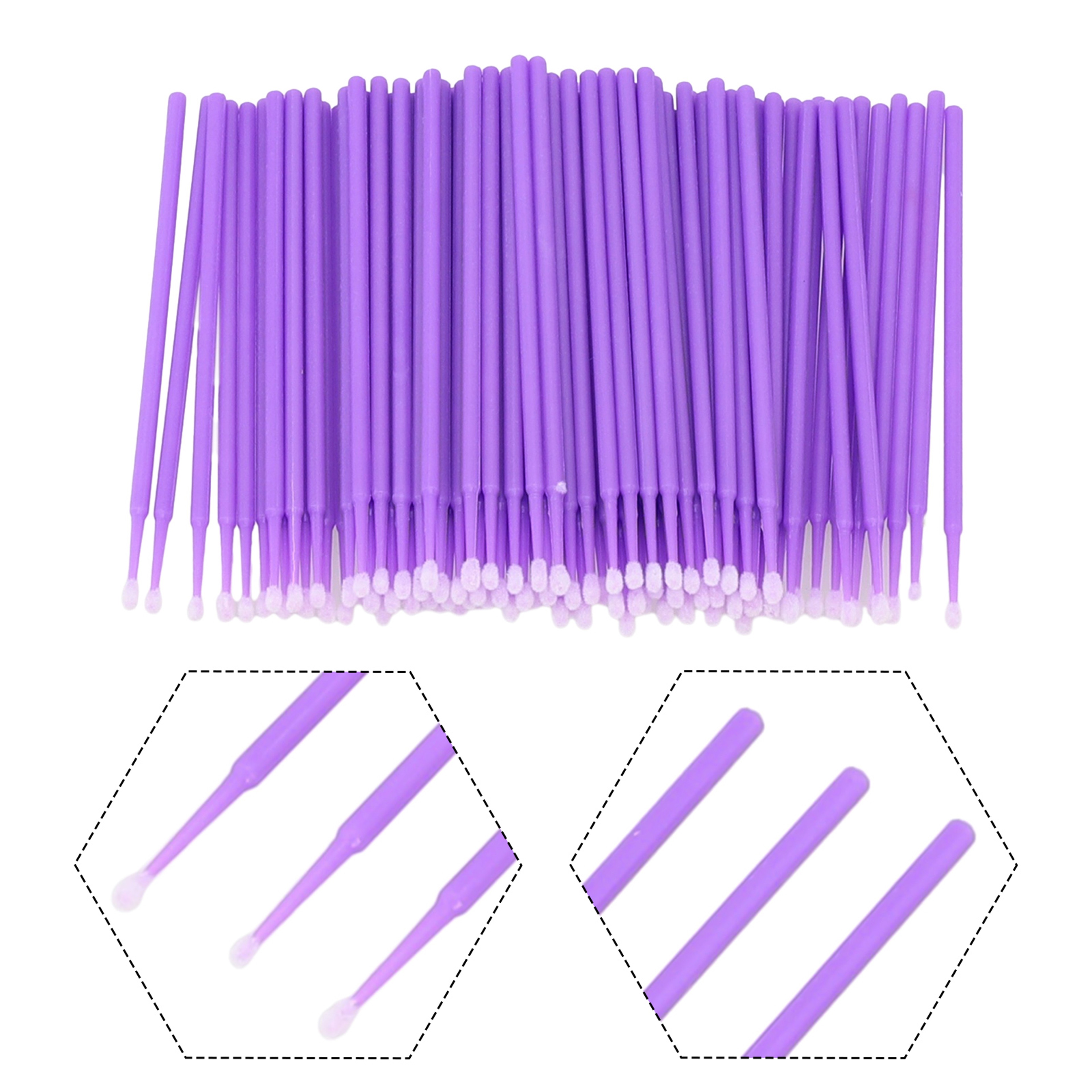 Precision Car Touch Up Paint Brushes Disposable Micro Applicator Sticks Set – view 5