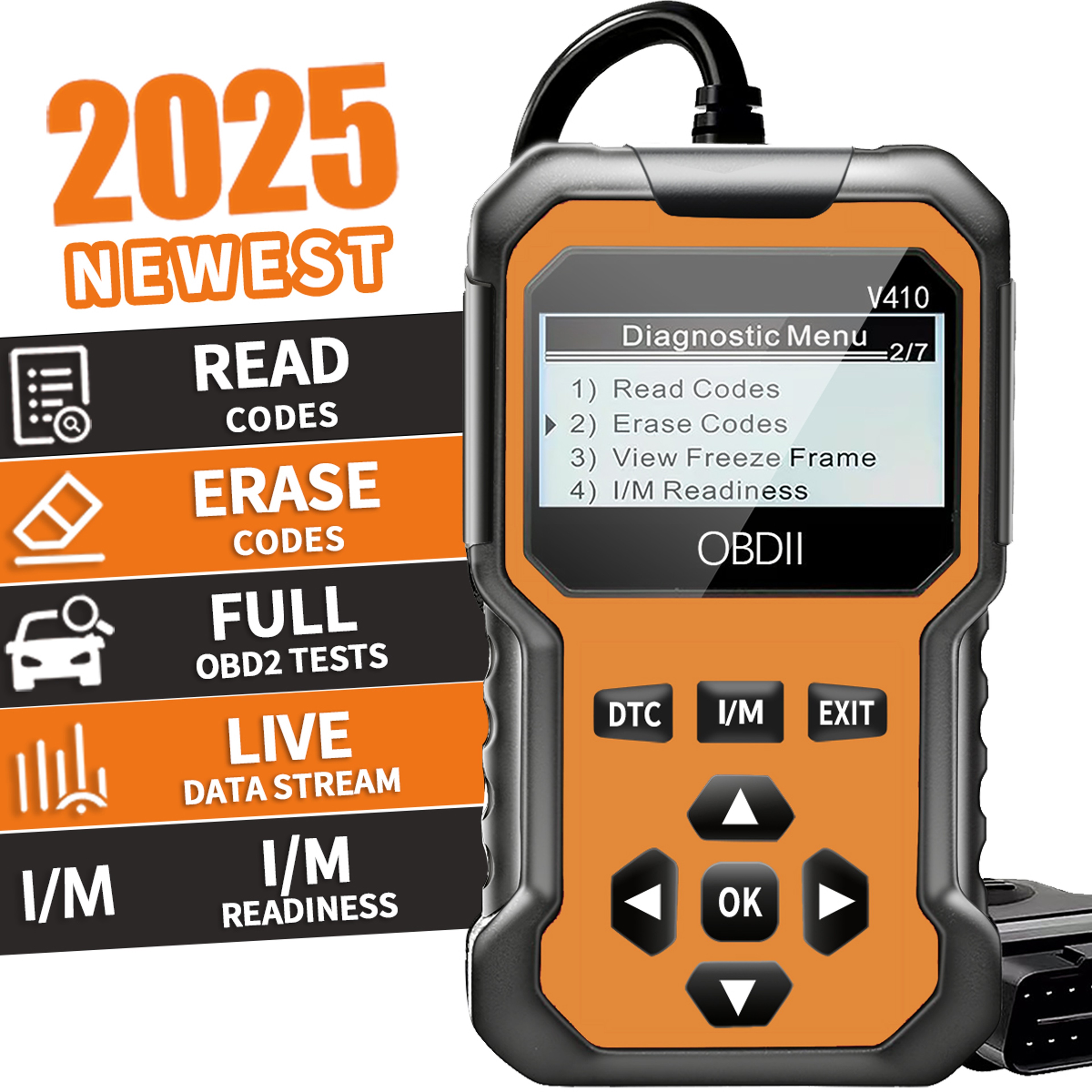 Car Diagnostic Scanner Engine Fault Code Reader for old and Newer Vehicles – view 11