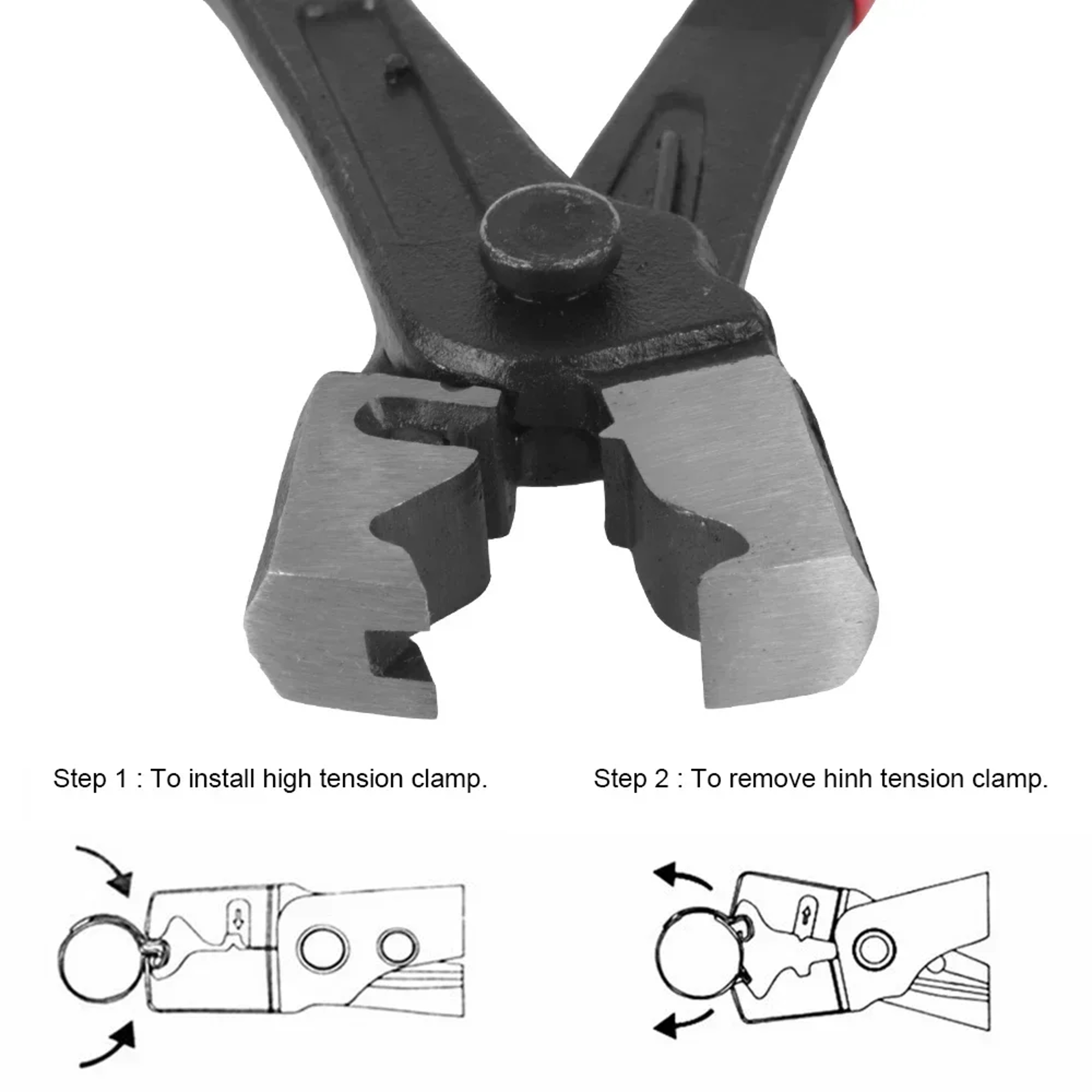 Automotive Hose Clamp Pliers Oil Hose Crimping Tool for Quick Secure Vehicle Repairs – view 3