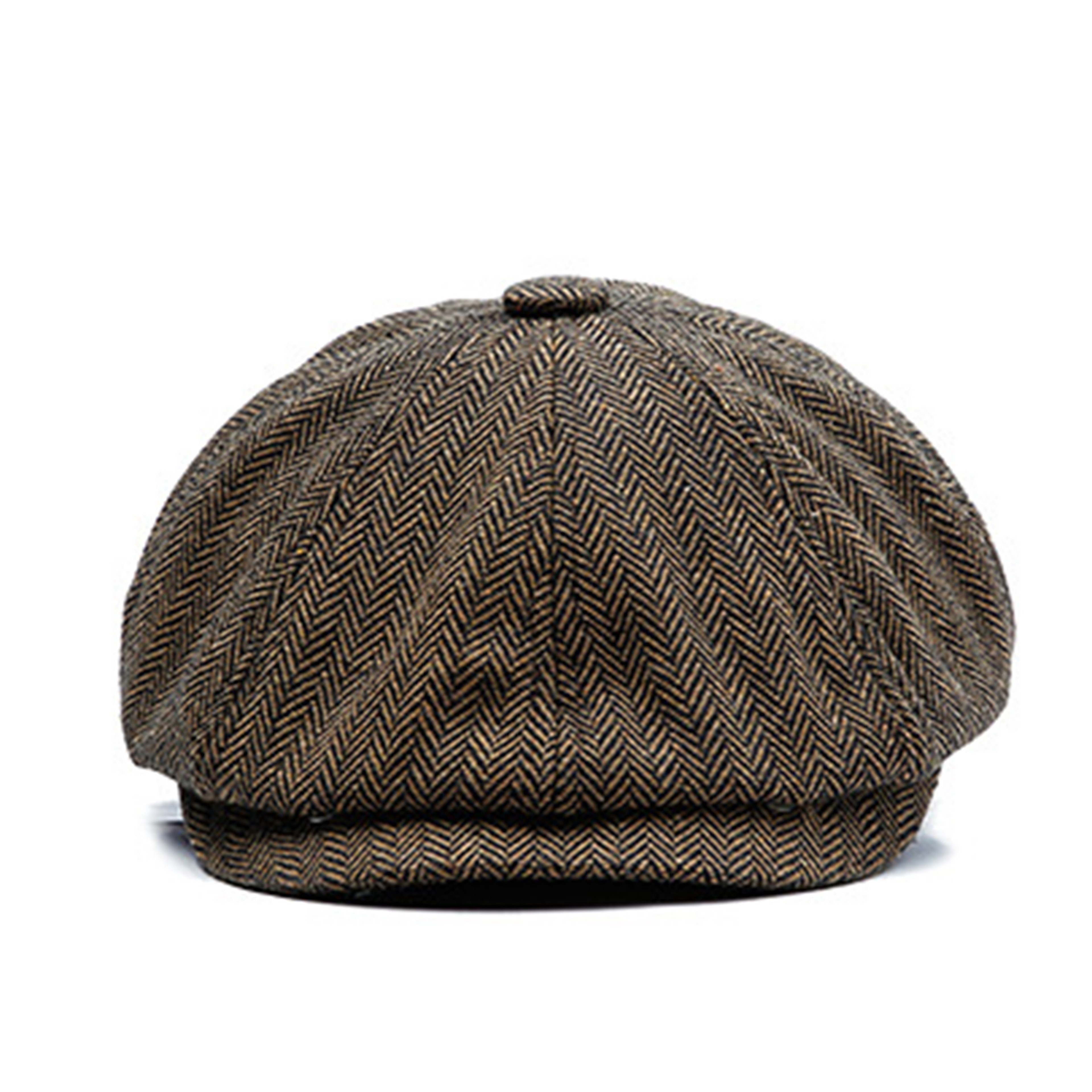 Vintage Newsboy Cap Unisex Wool Octagonal Flat Cap for Warm Retro British Style – view 8