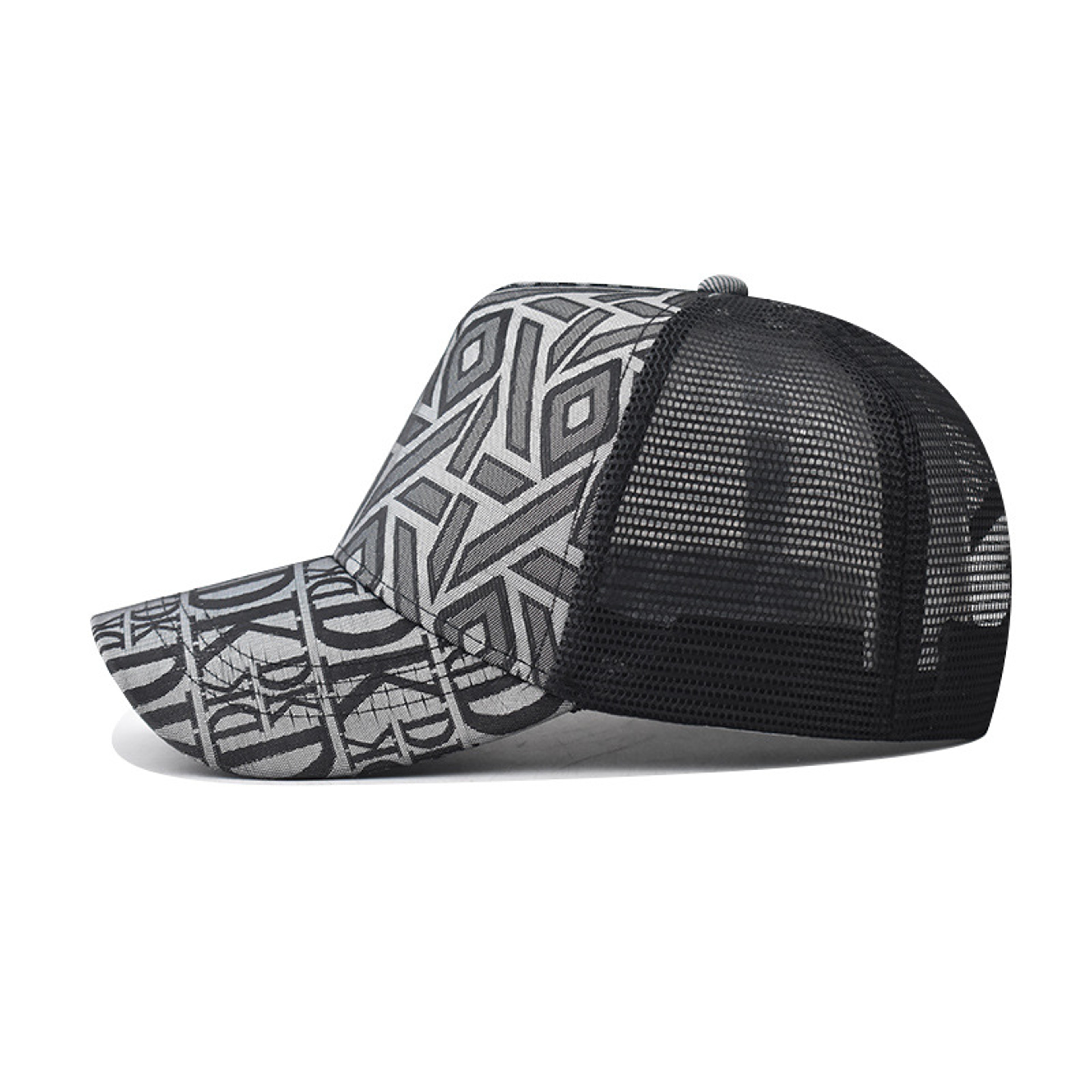 Plaid Mesh Baseball Cap Breathable Unisex Summer Sun Hat – view 3