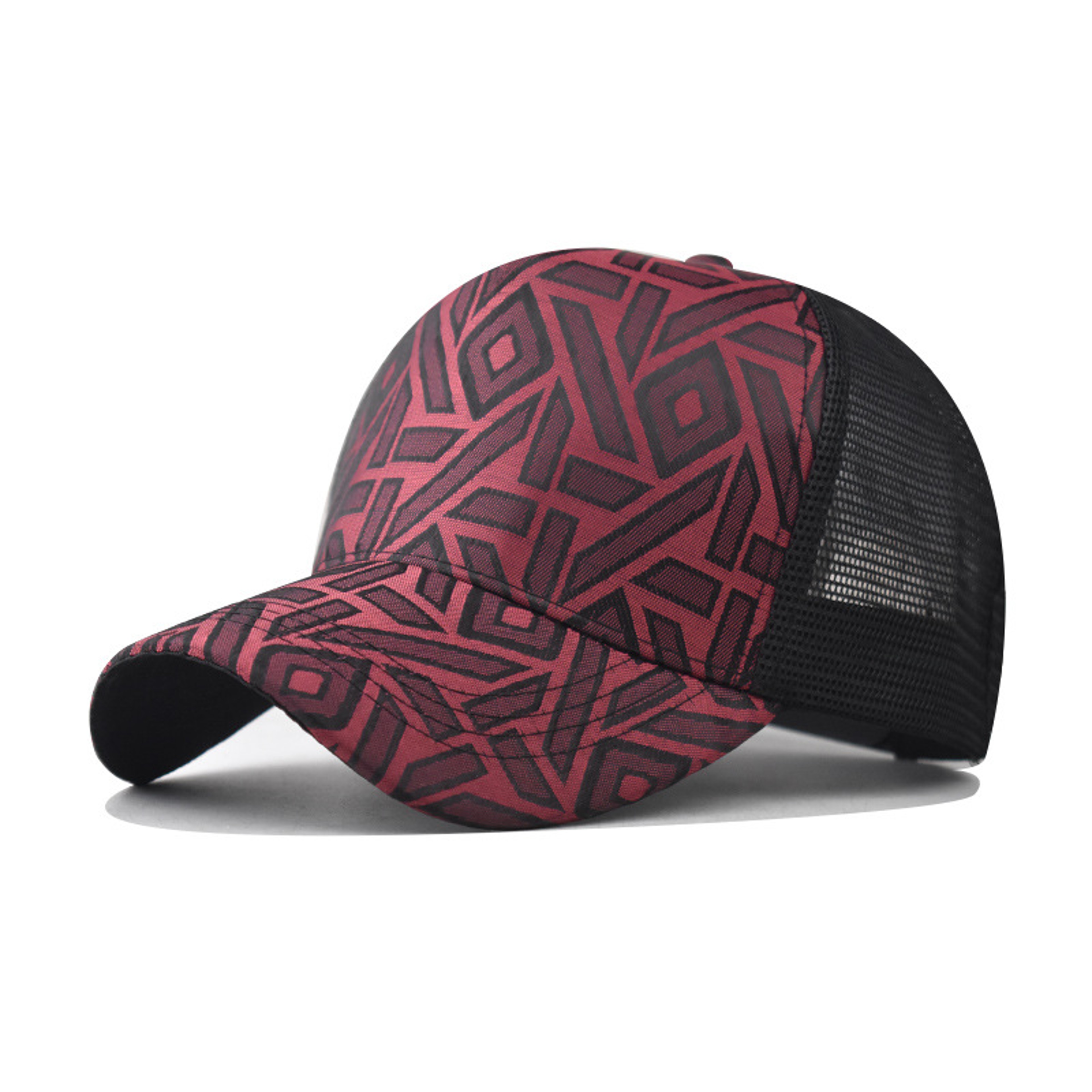 Plaid Mesh Baseball Cap Breathable Unisex Summer Sun Hat – view 8
