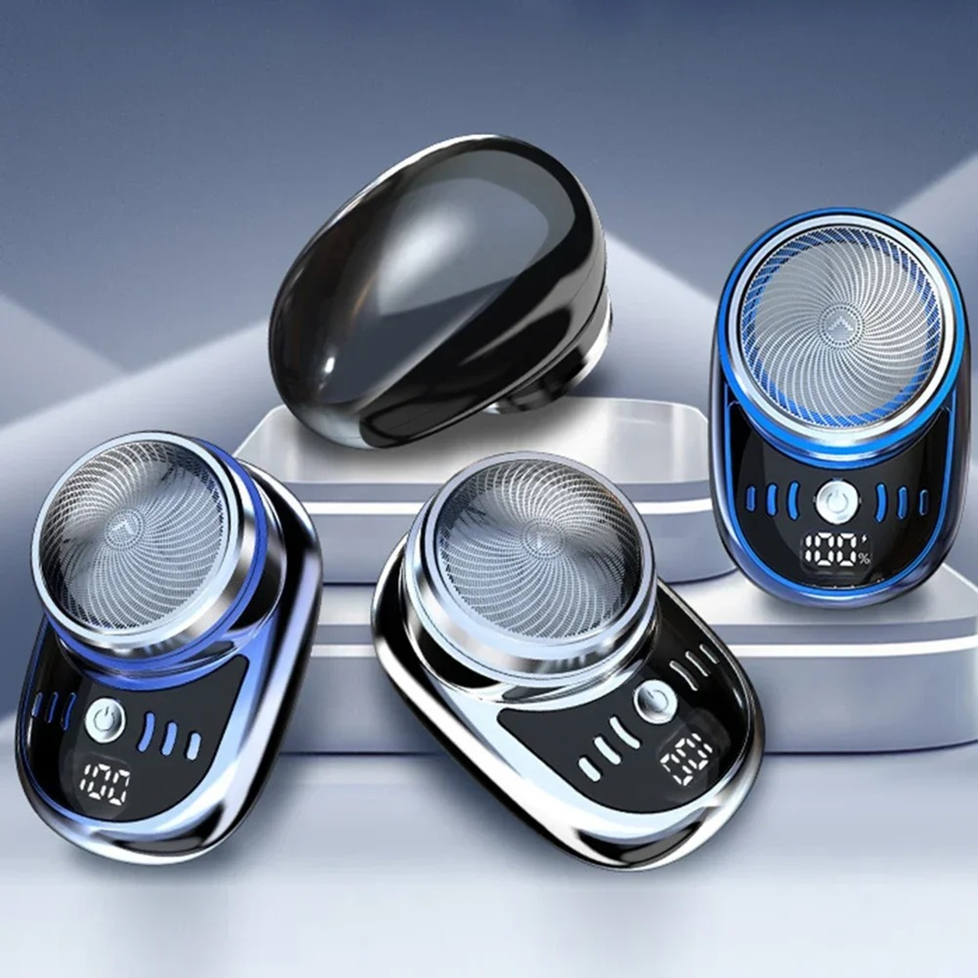 Pocket Size Mini Electric Travel Shaver USB Rechargeable Beard Razor For Men 4