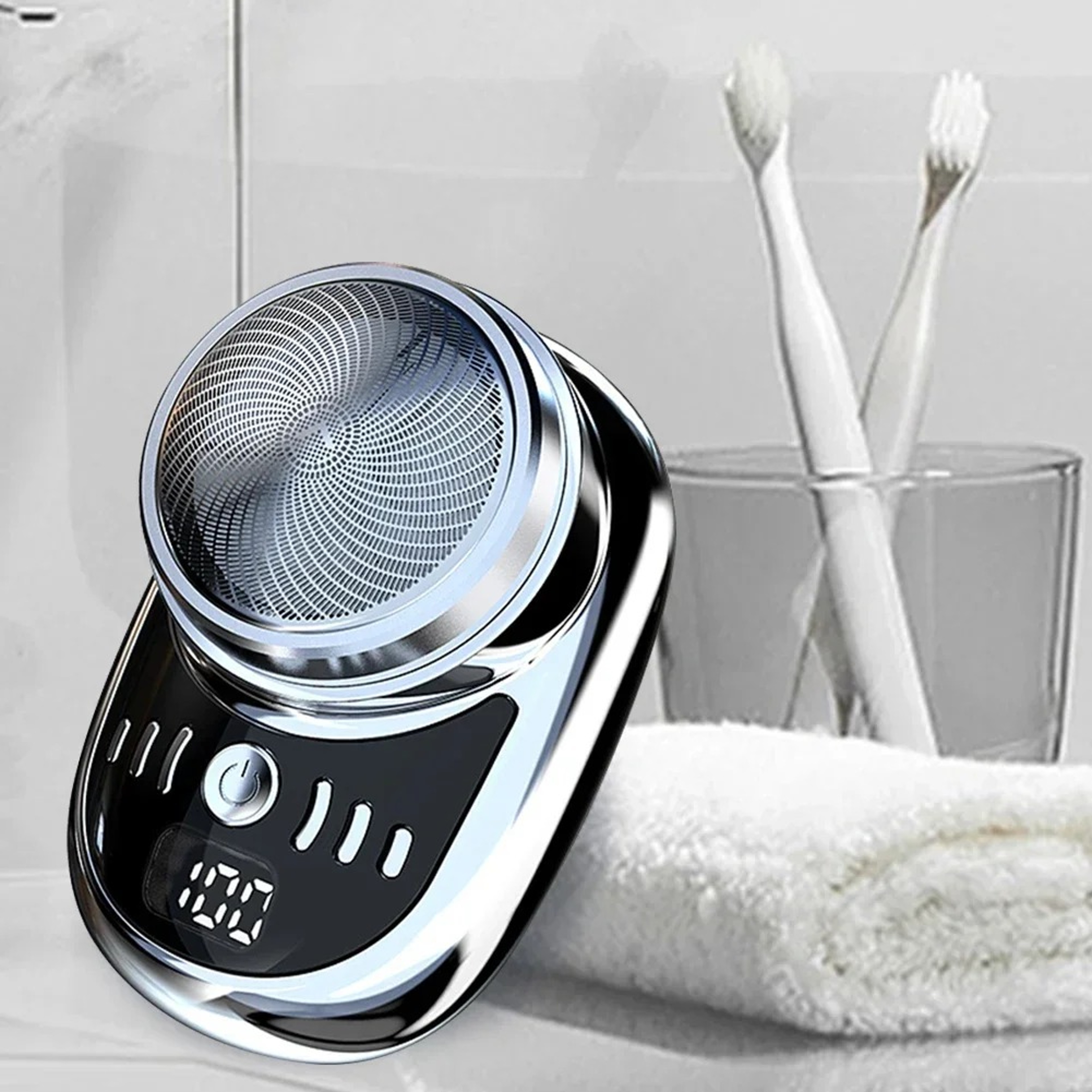 Pocket Size Mini Electric Travel Shaver USB Rechargeable Beard Razor For Men 6