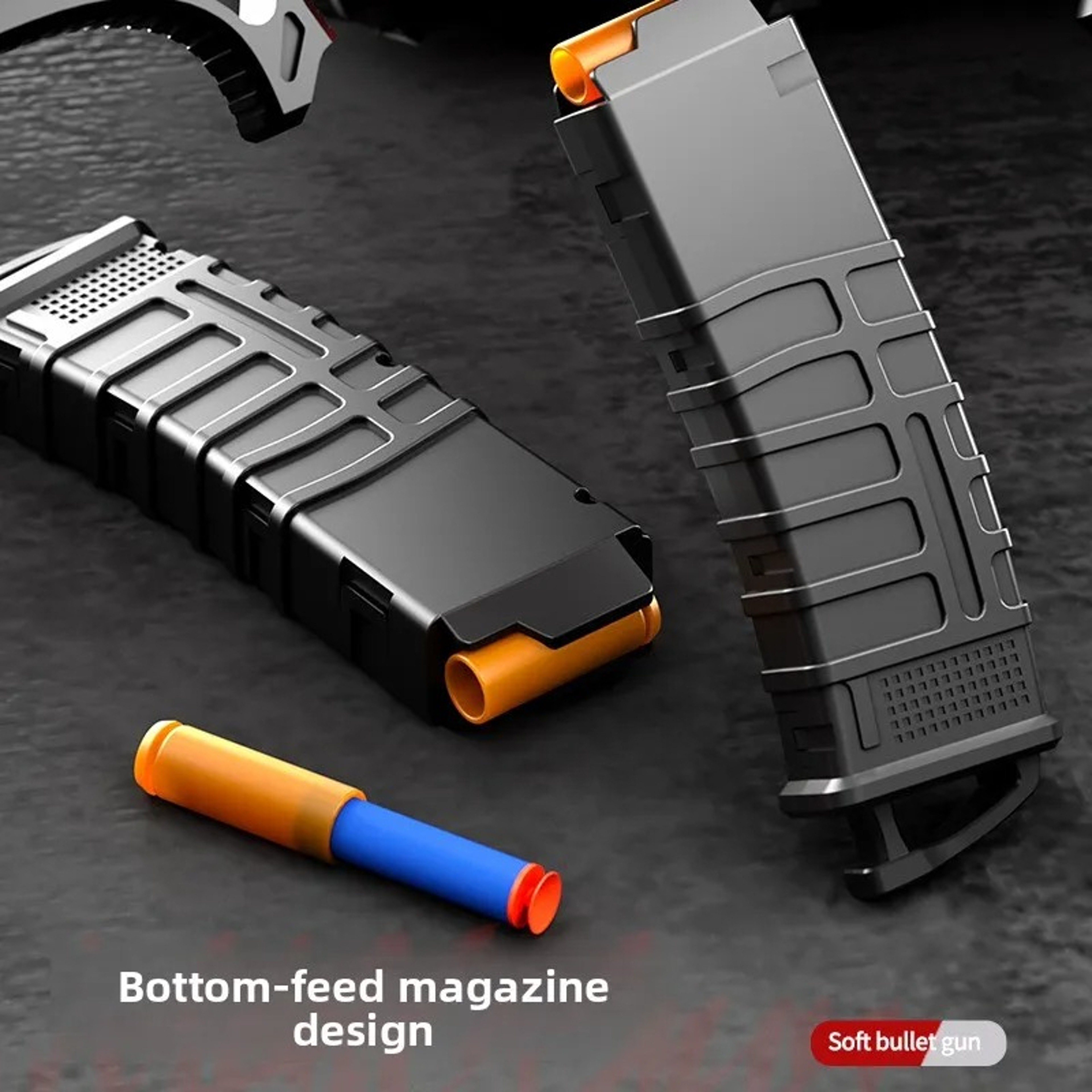 Shell Ejecting Soft Bullet Toy Rifle with Suction Cup Darts and Manual Loading – view 3