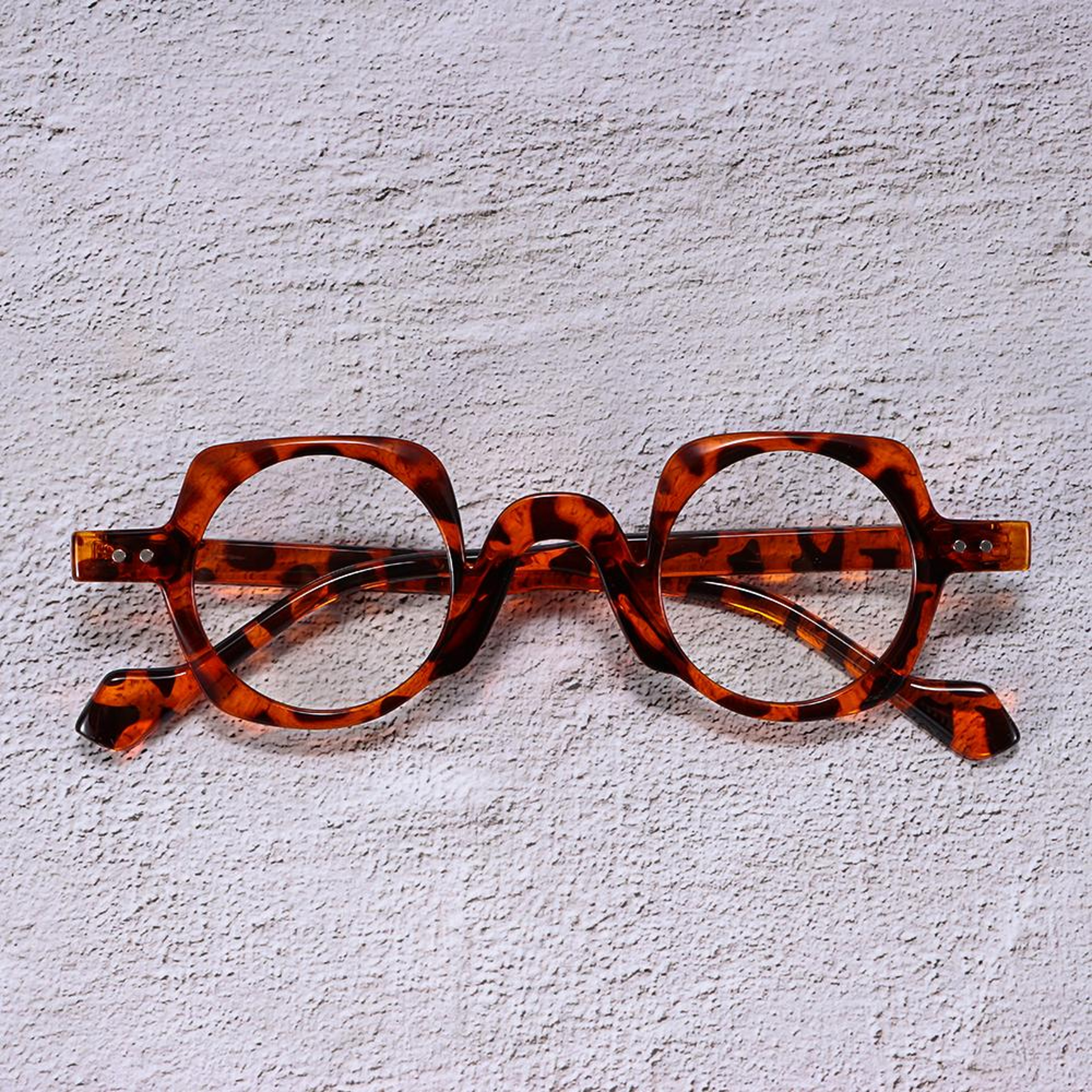 Japanese Style Blue Light Blocking Glasses Vintage Round Square Unisex Eyewear – view 2