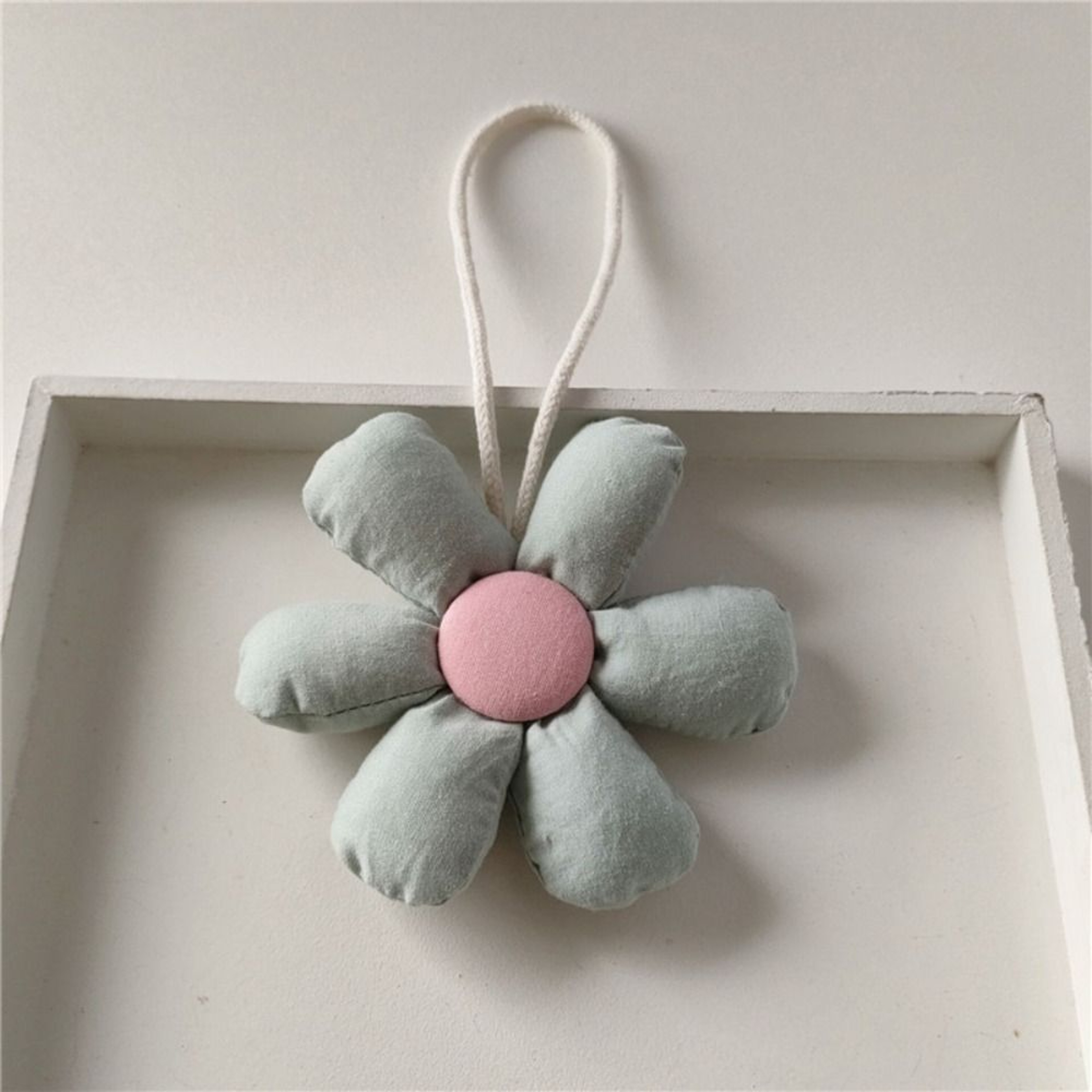 Candy Color Stuffed Flower Bag Charm Floral Keychain for Handbags and Backpacks – view 7