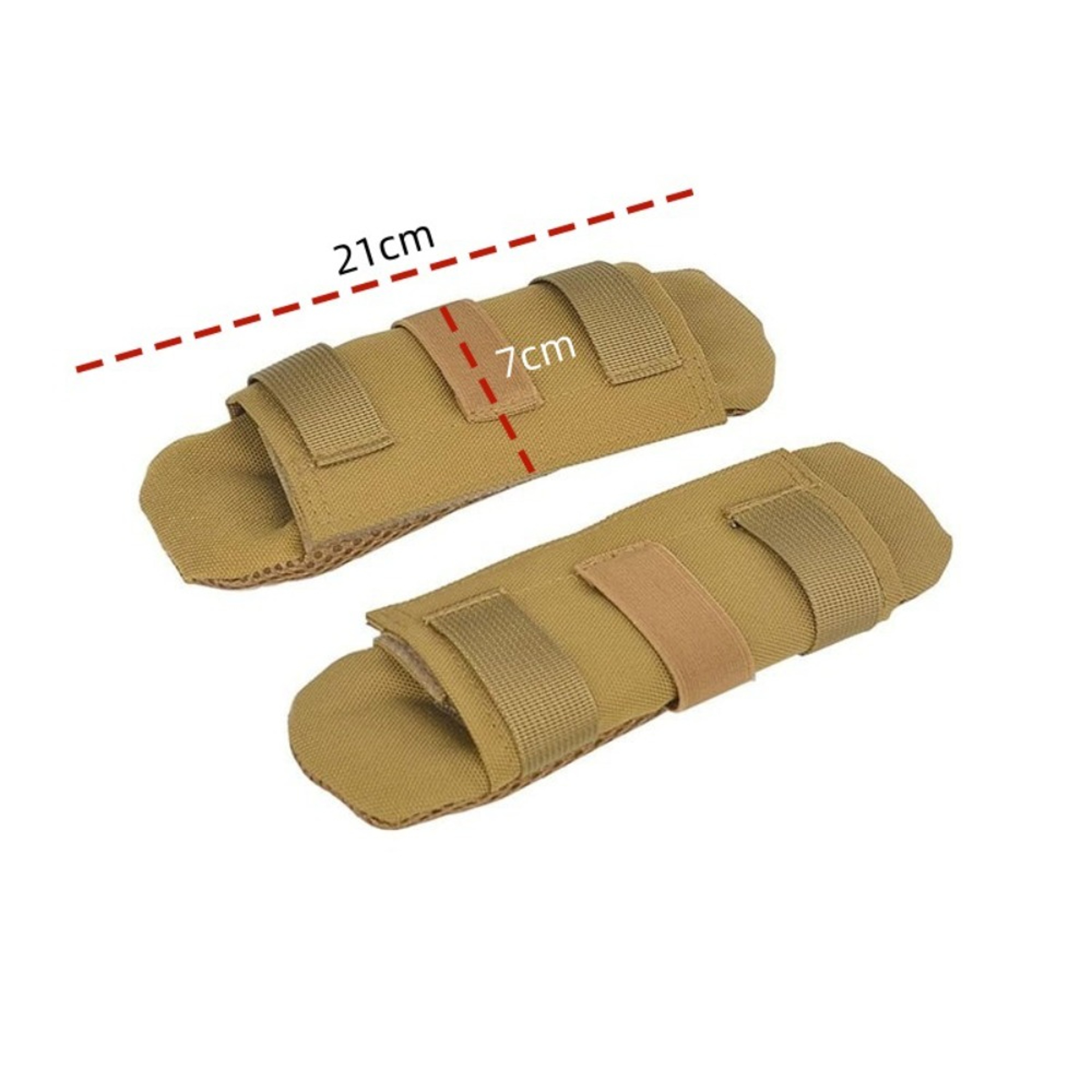 Breathable Backpack Shoulder Strap Pads Non Slip Removable Cushion for Comfortable Carrying – view 3