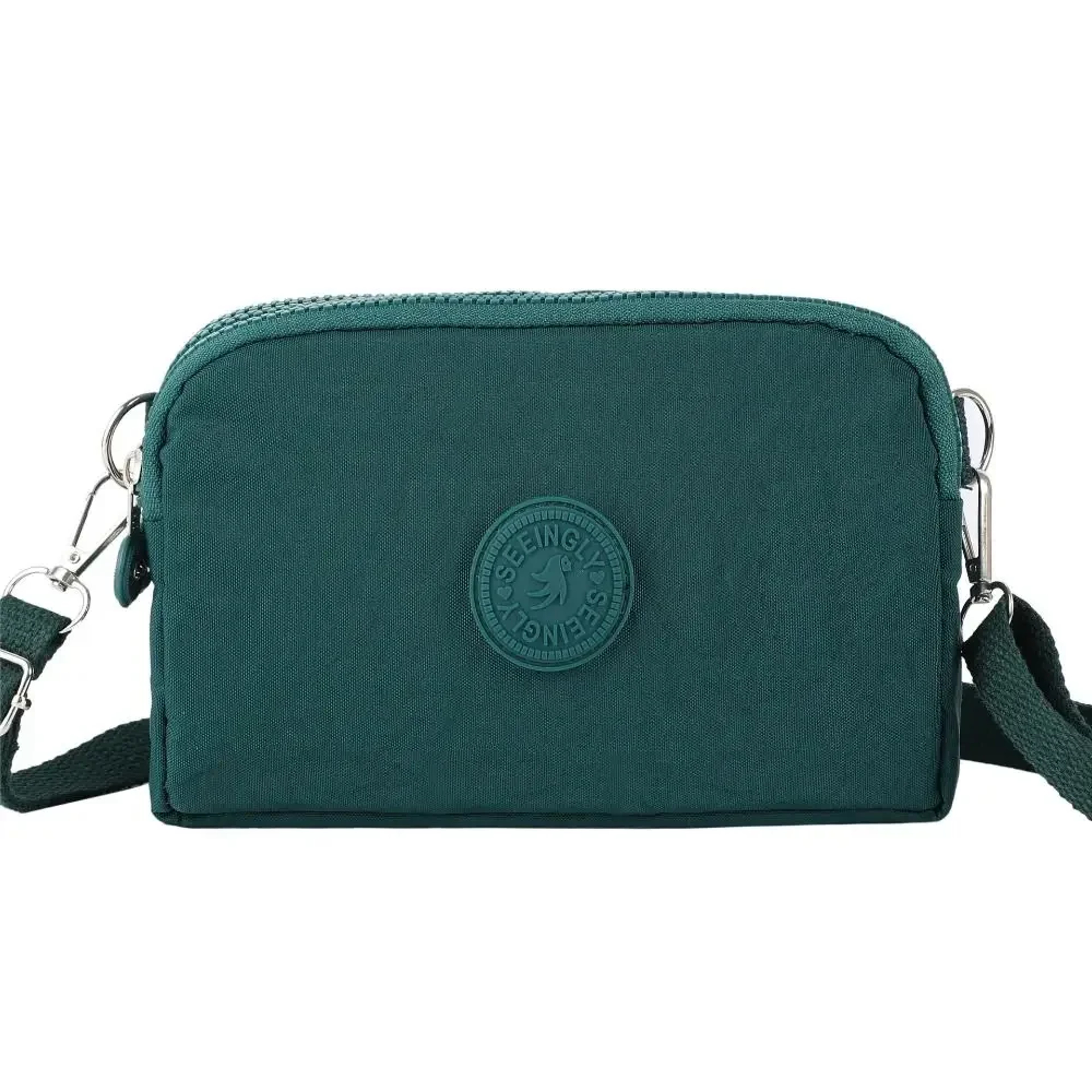 Lightweight Nylon Phone Crossbody Bag With Card Holder And Adjustable Strap 10